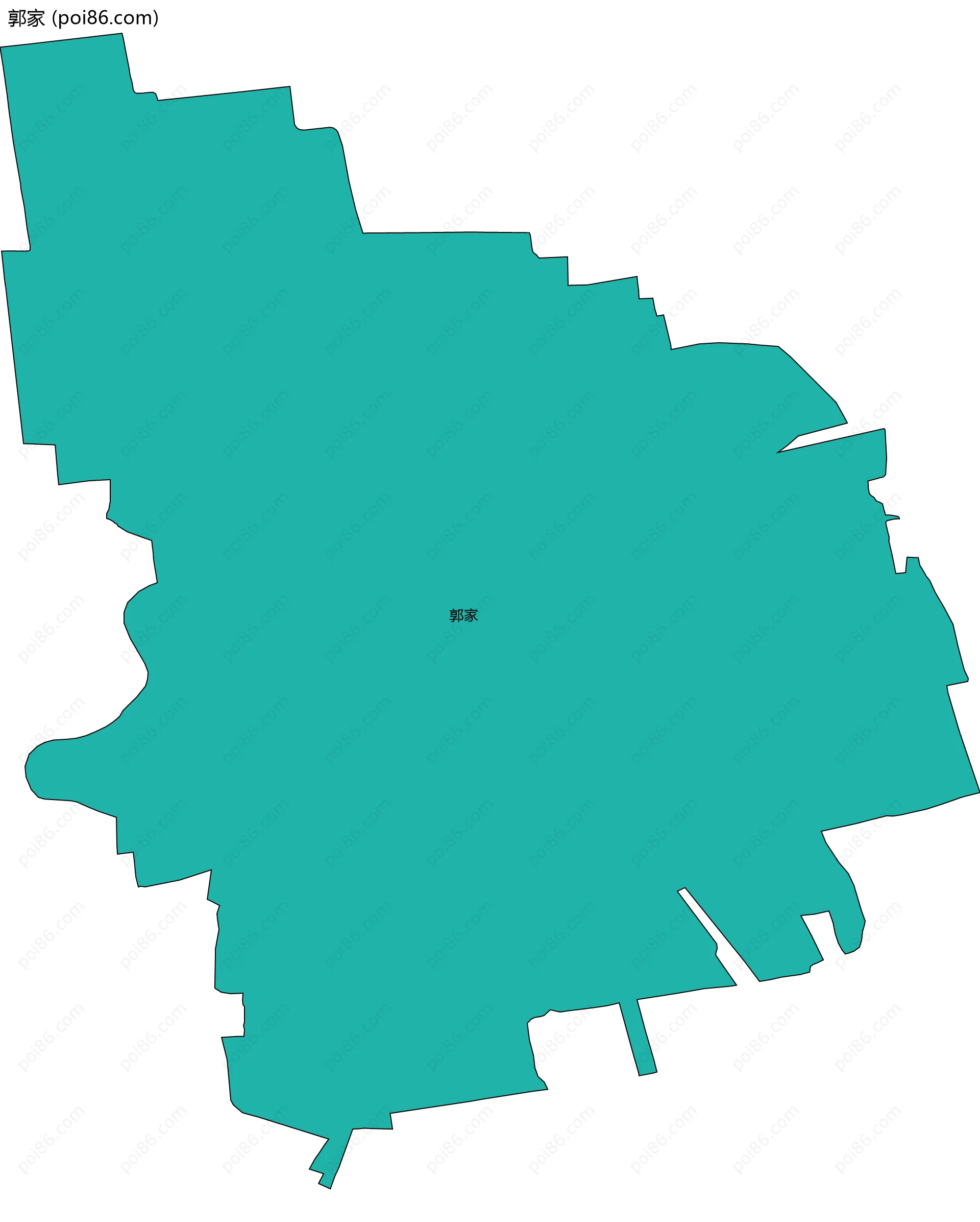 郭家边界地图