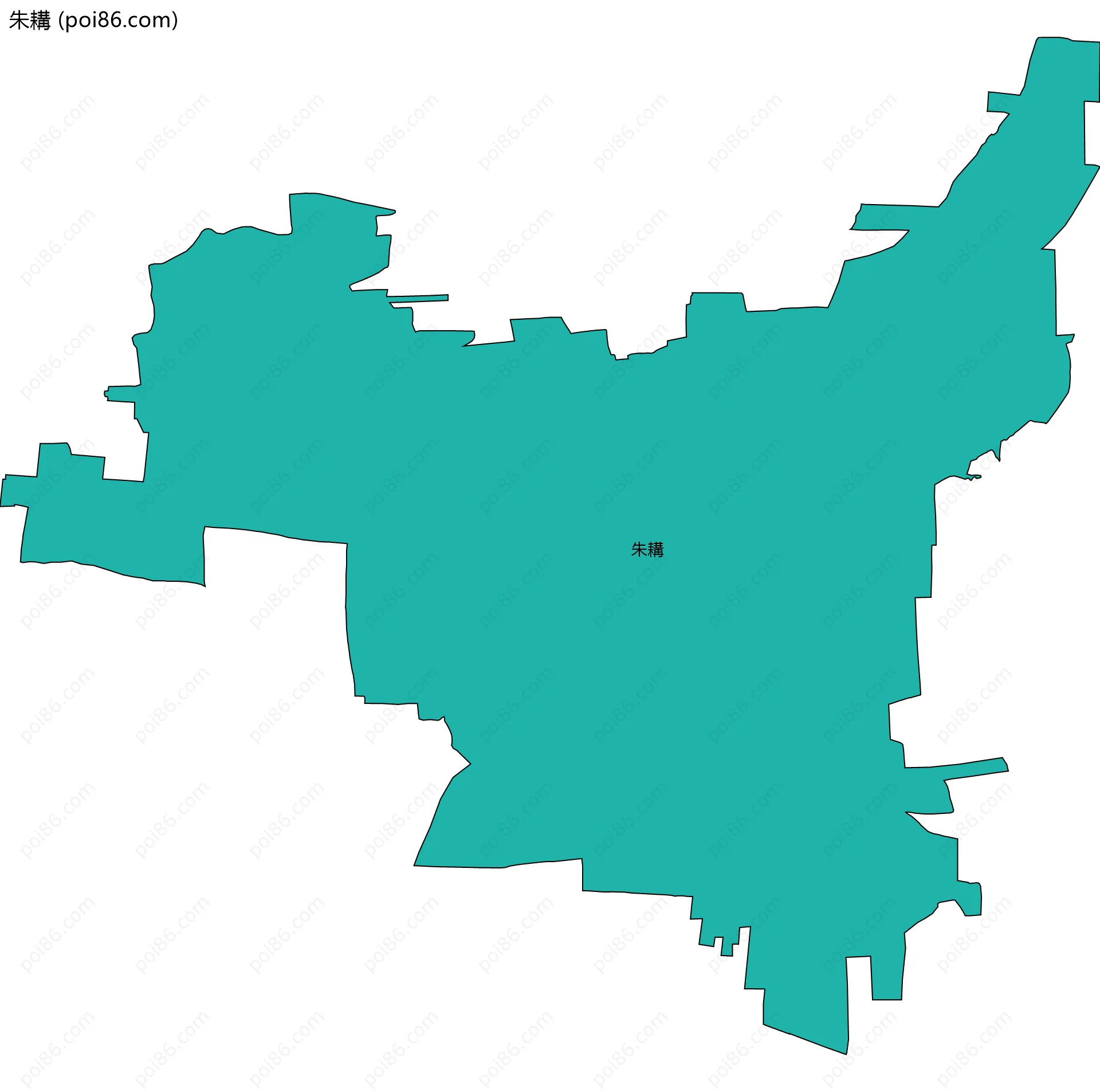 朱耩边界地图