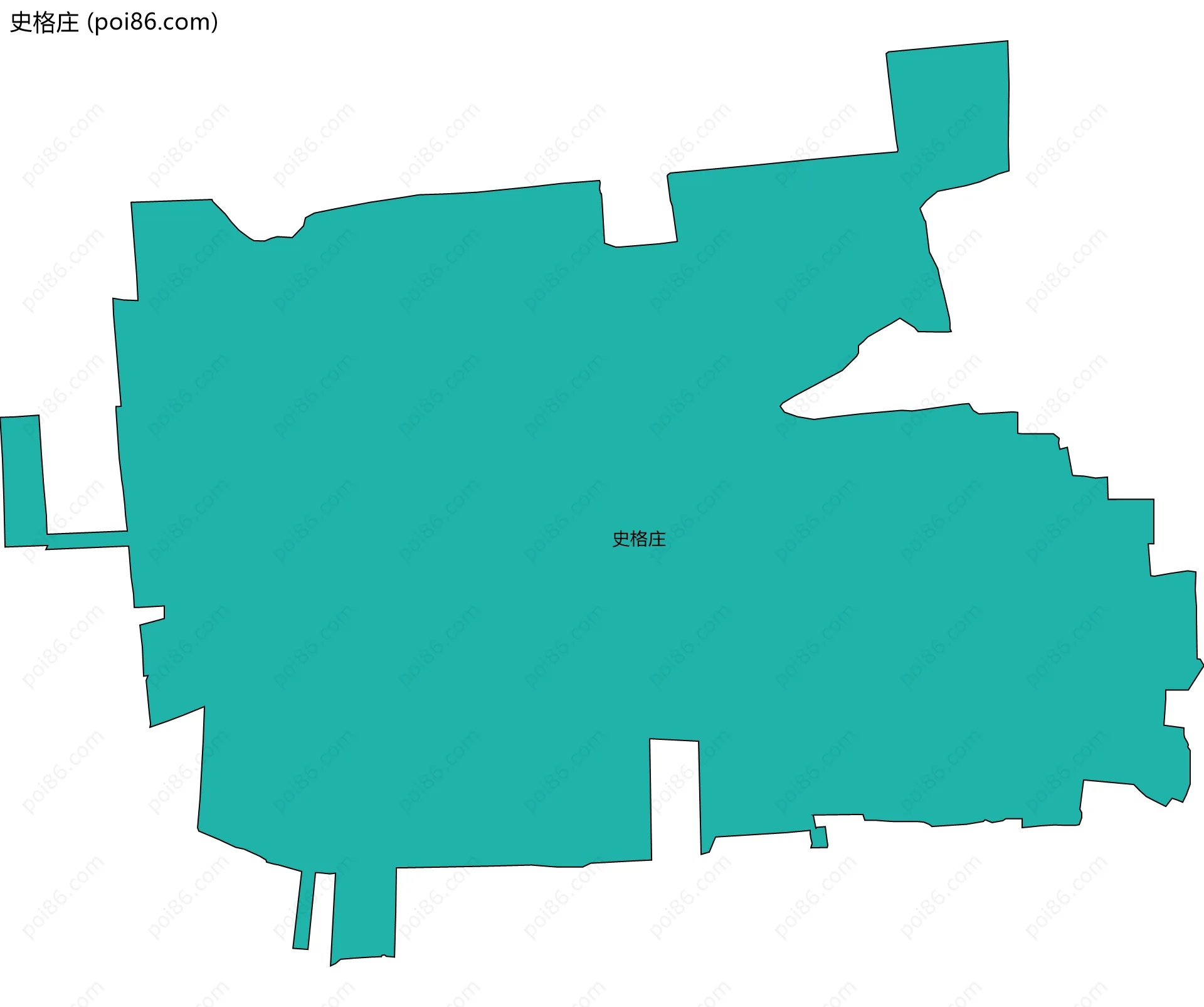 史格庄边界地图