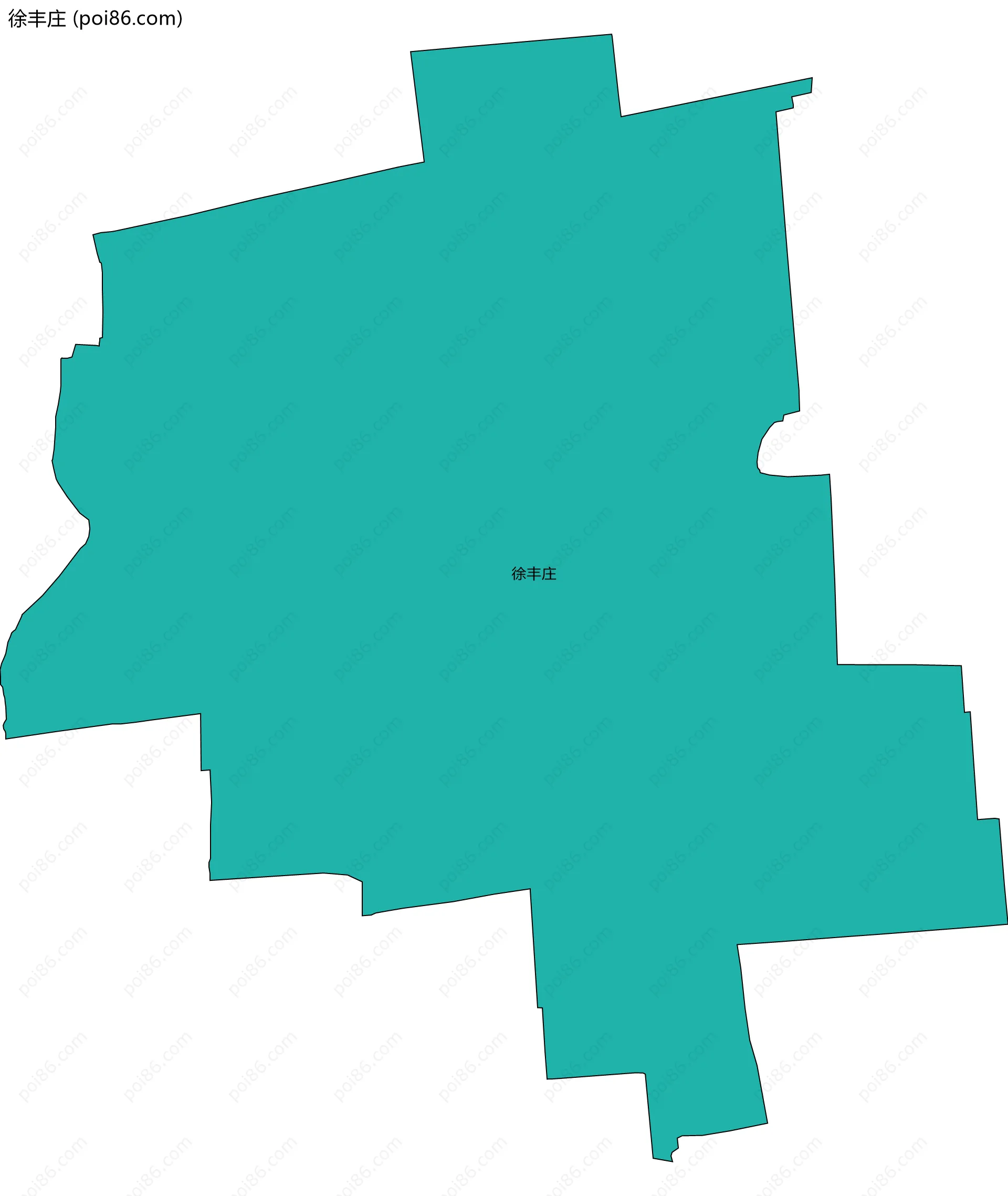 徐丰庄边界地图