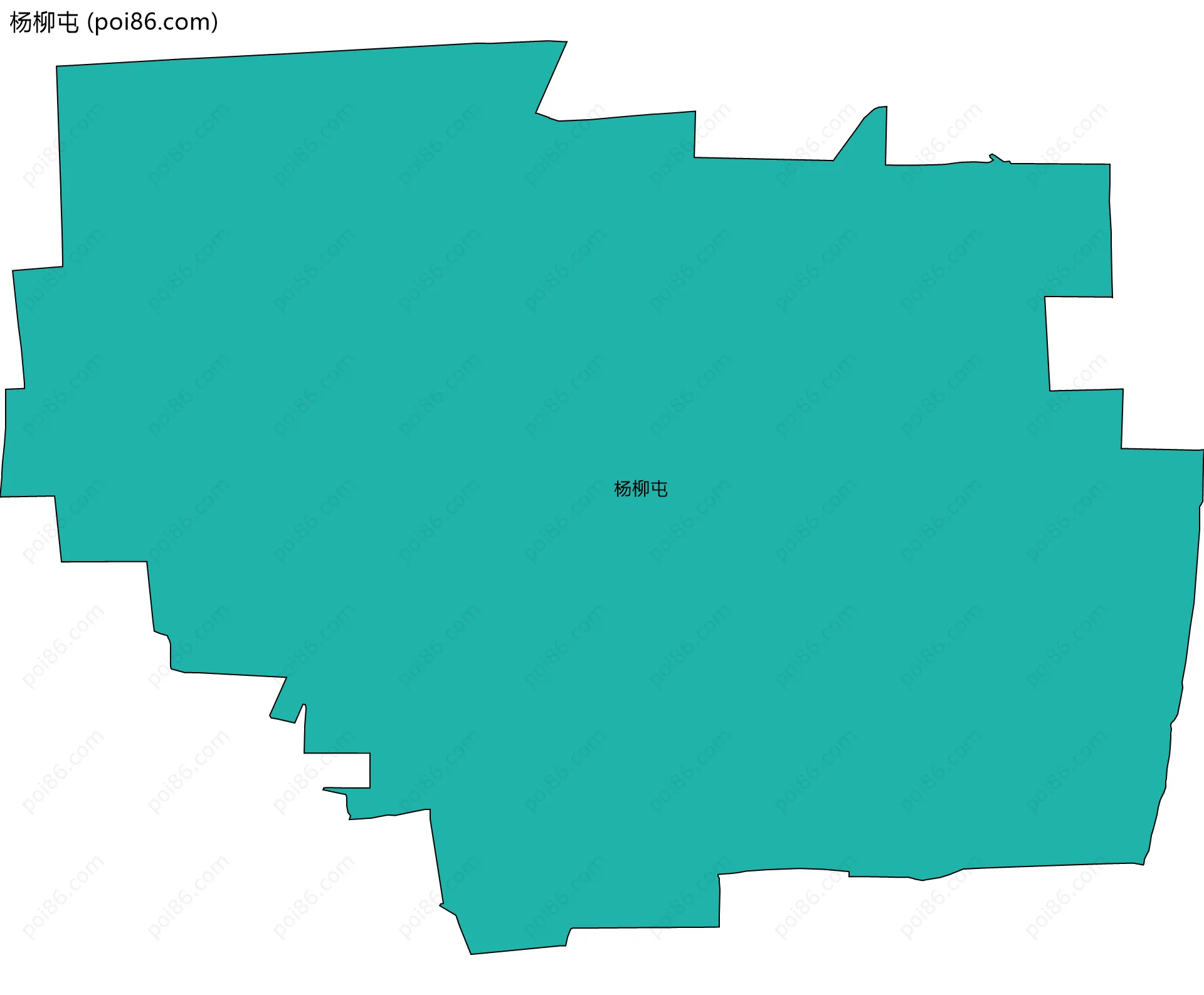 杨柳屯边界地图