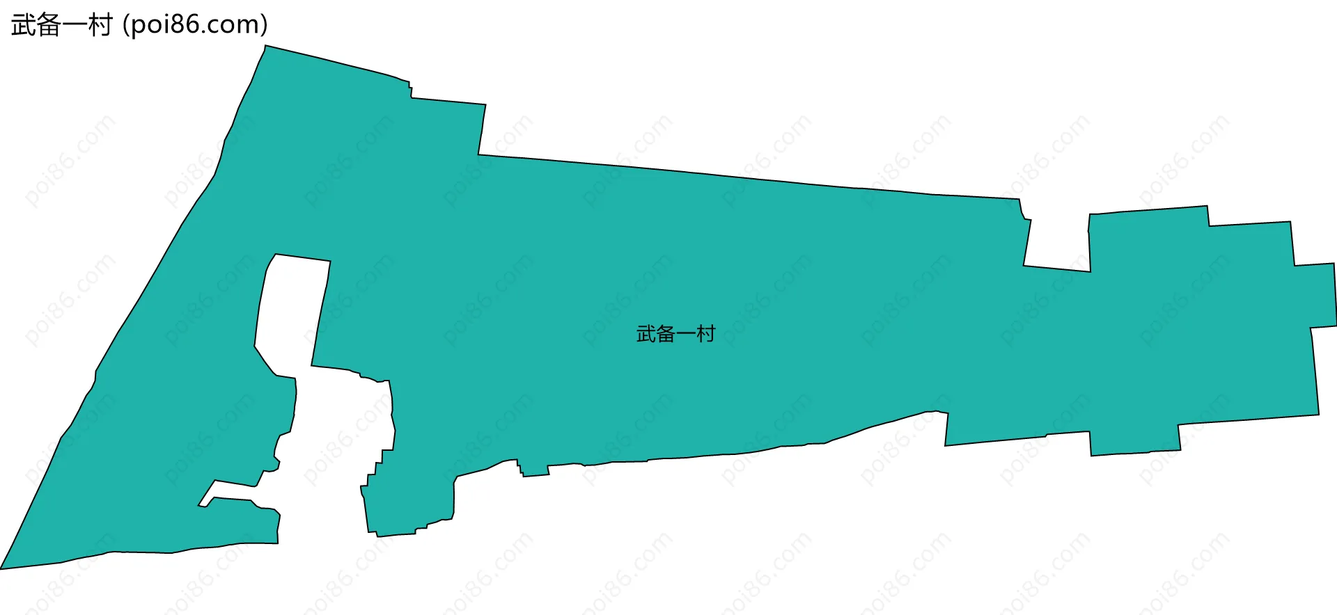 武备一村边界地图