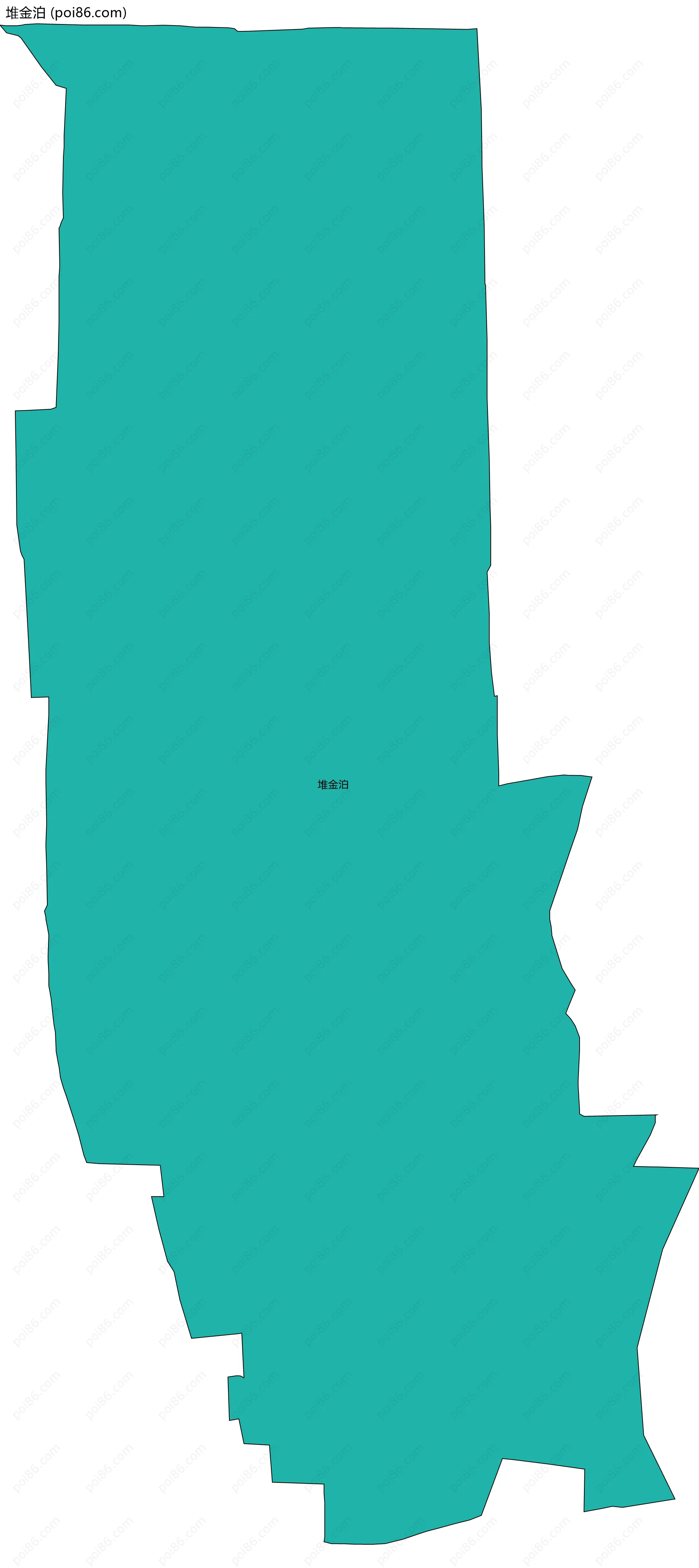 堆金泊边界地图