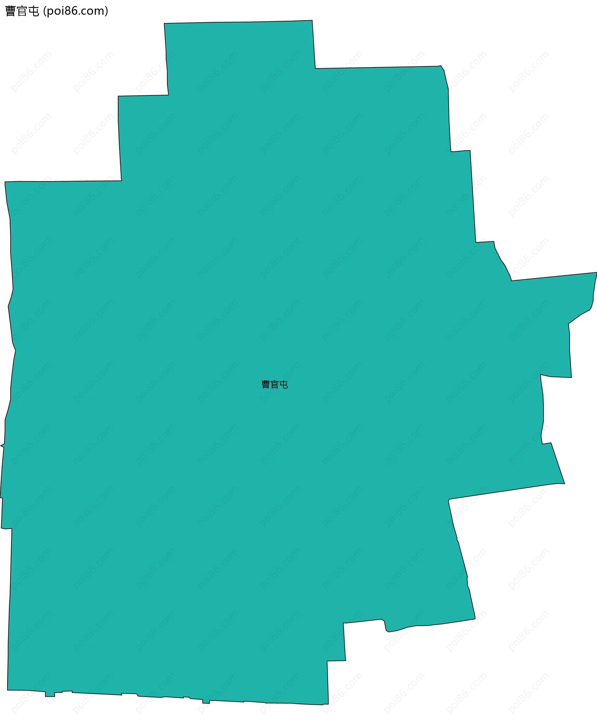 曹官屯边界地图