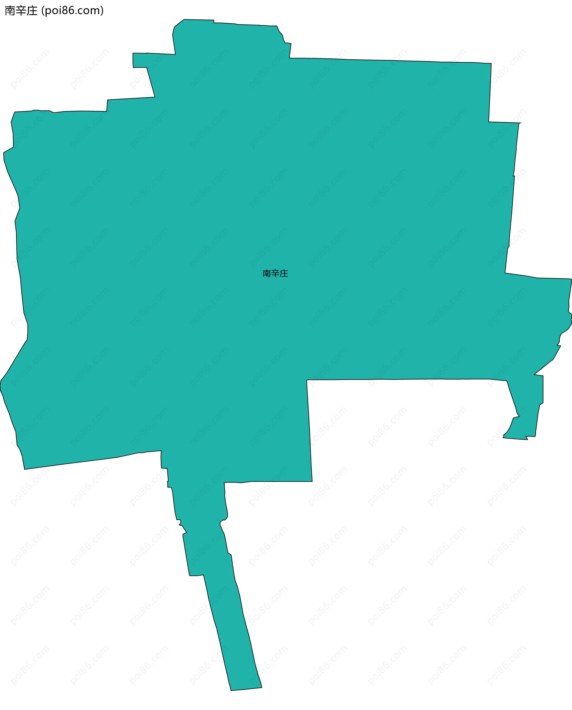 南辛庄边界地图