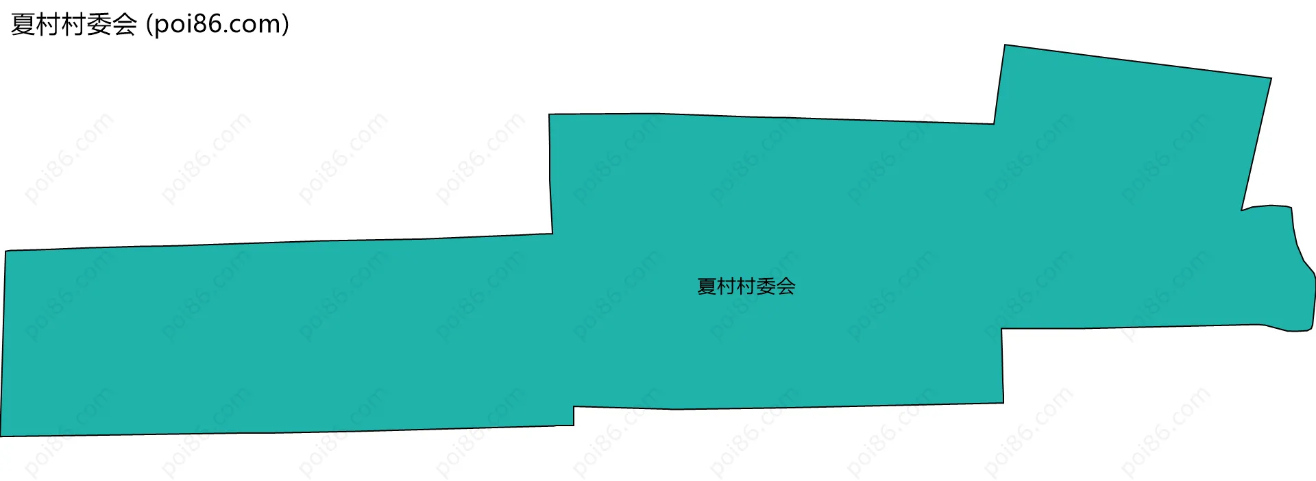 夏村村委会边界地图