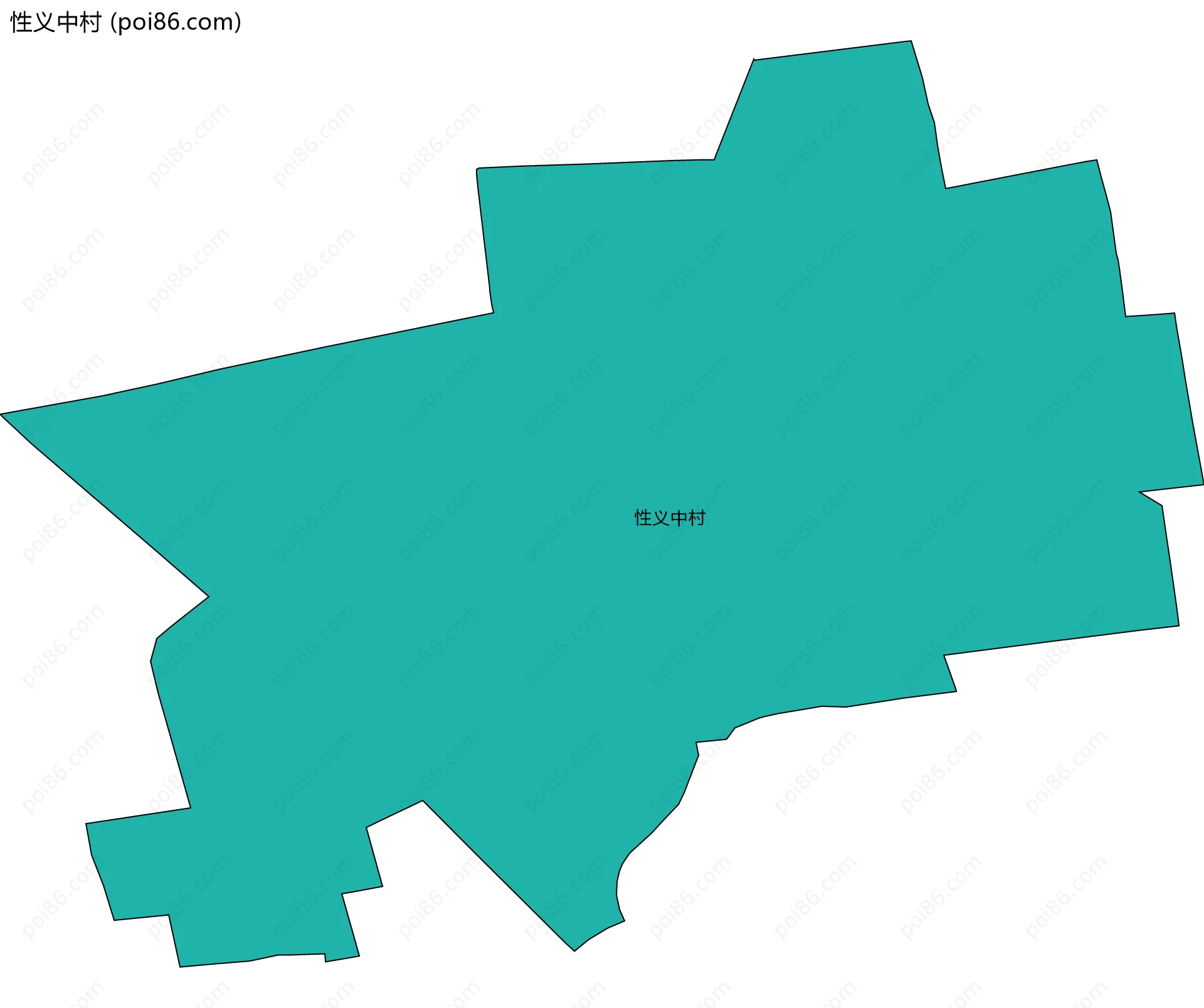 性义中村边界地图