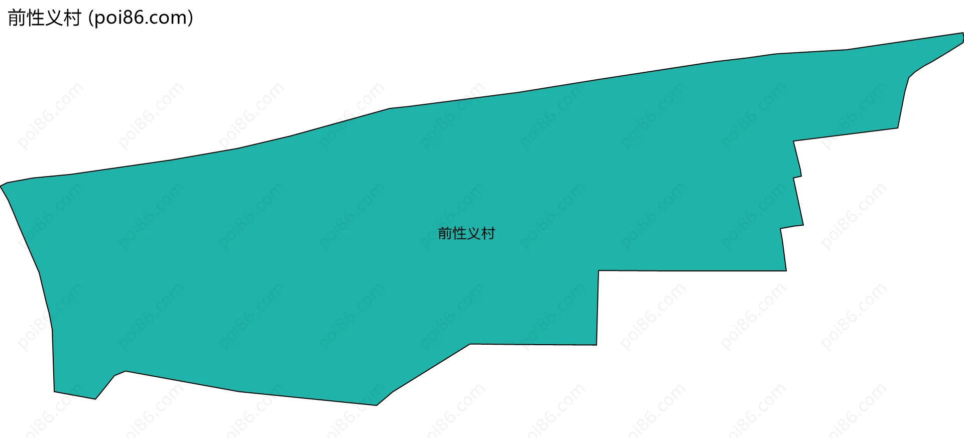 前性义村边界地图