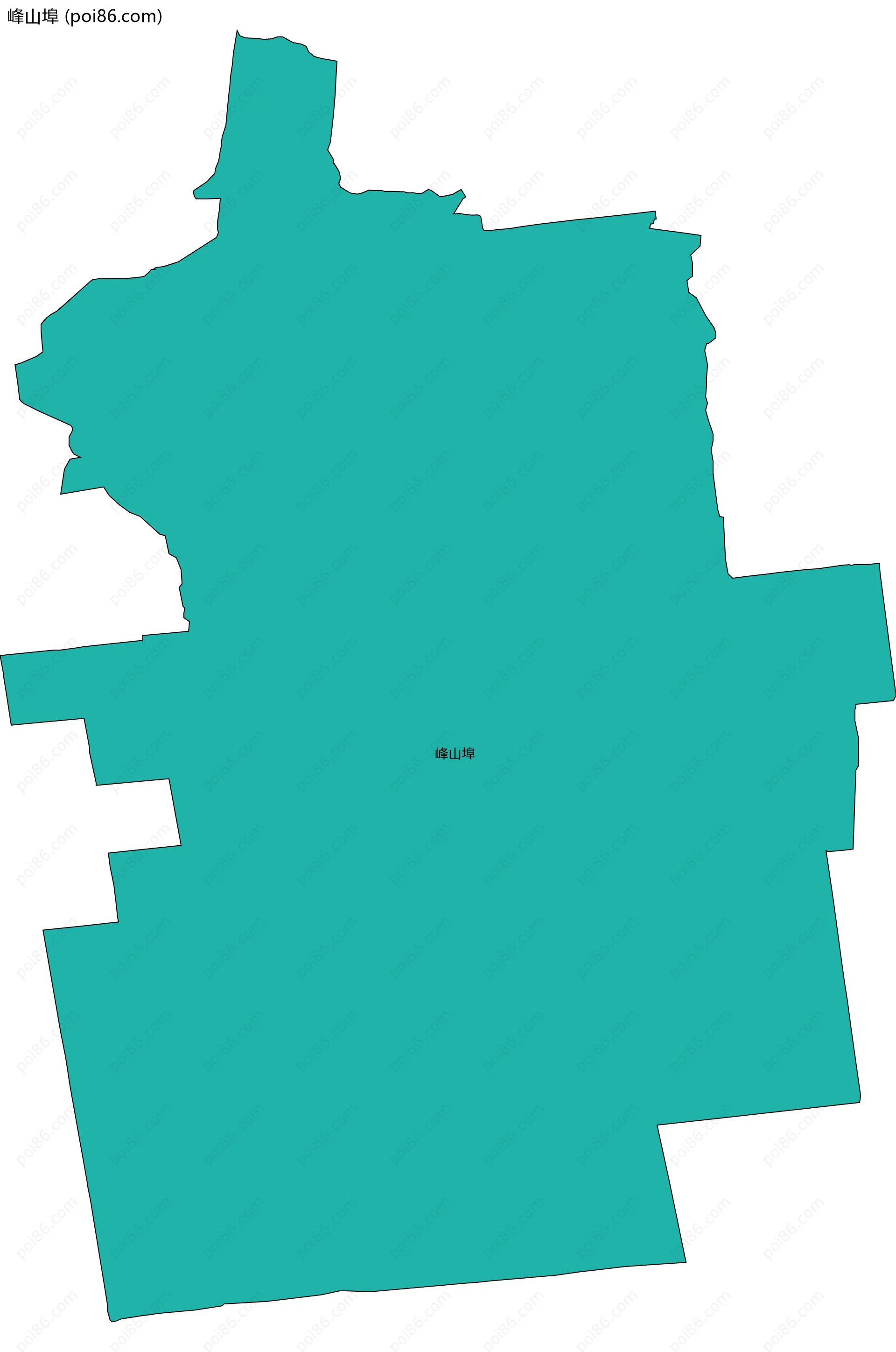 峰山埠边界地图