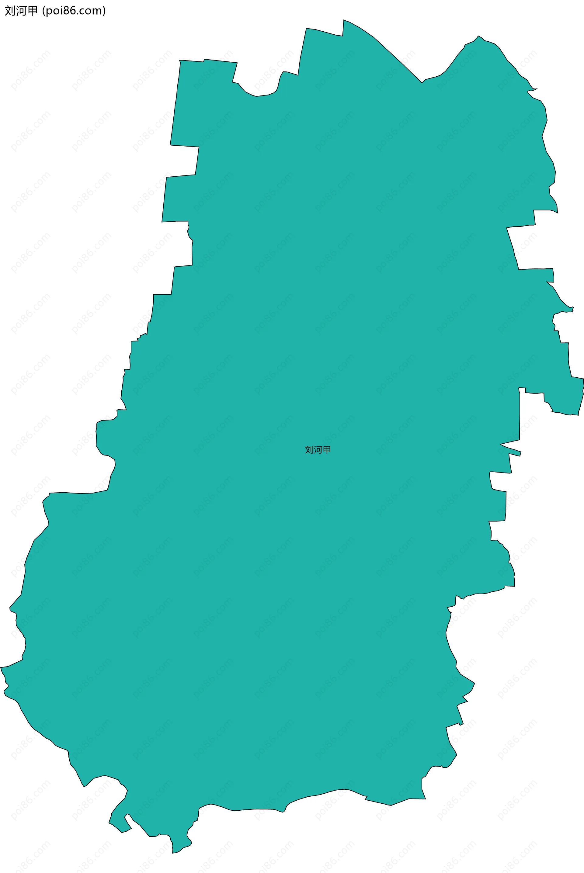 刘河甲边界地图