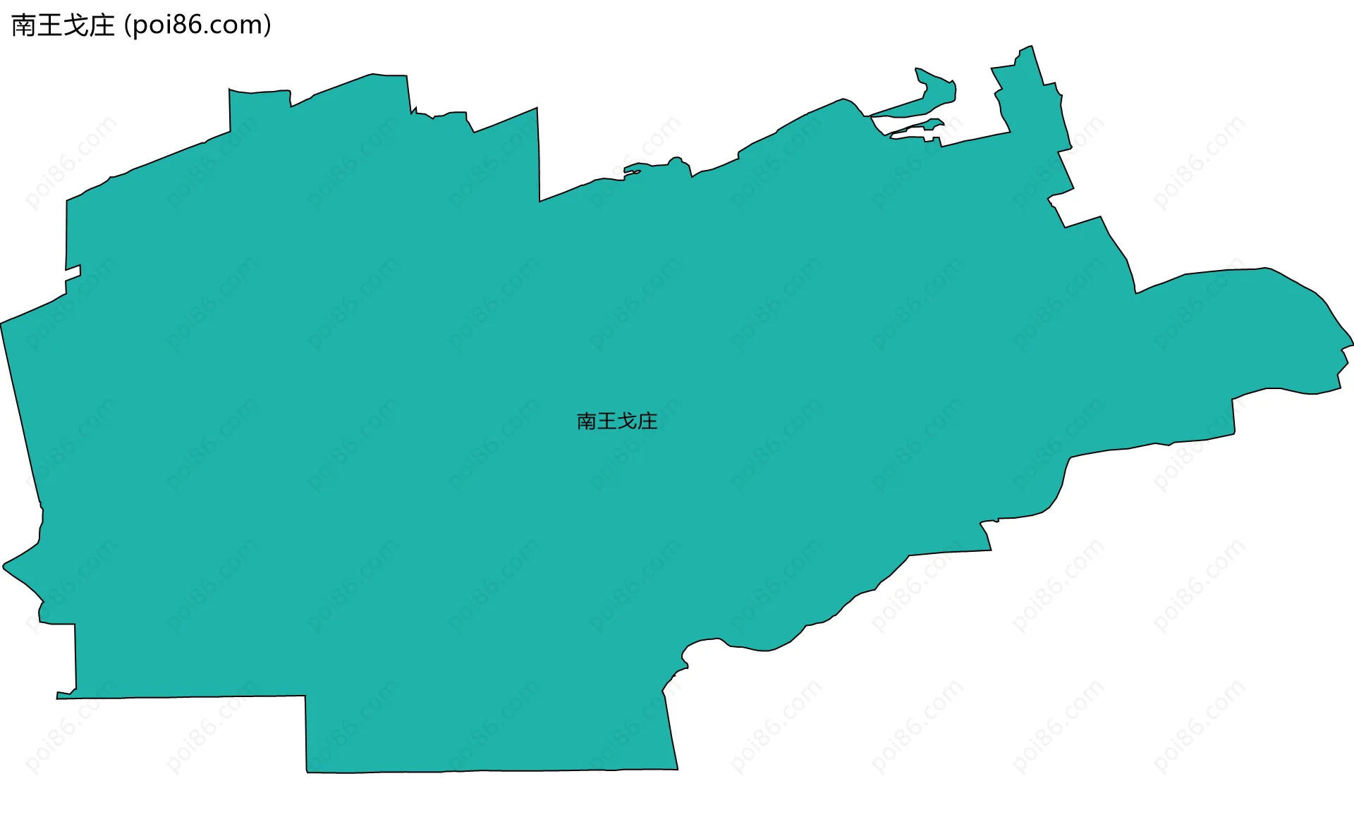 南王戈庄边界地图