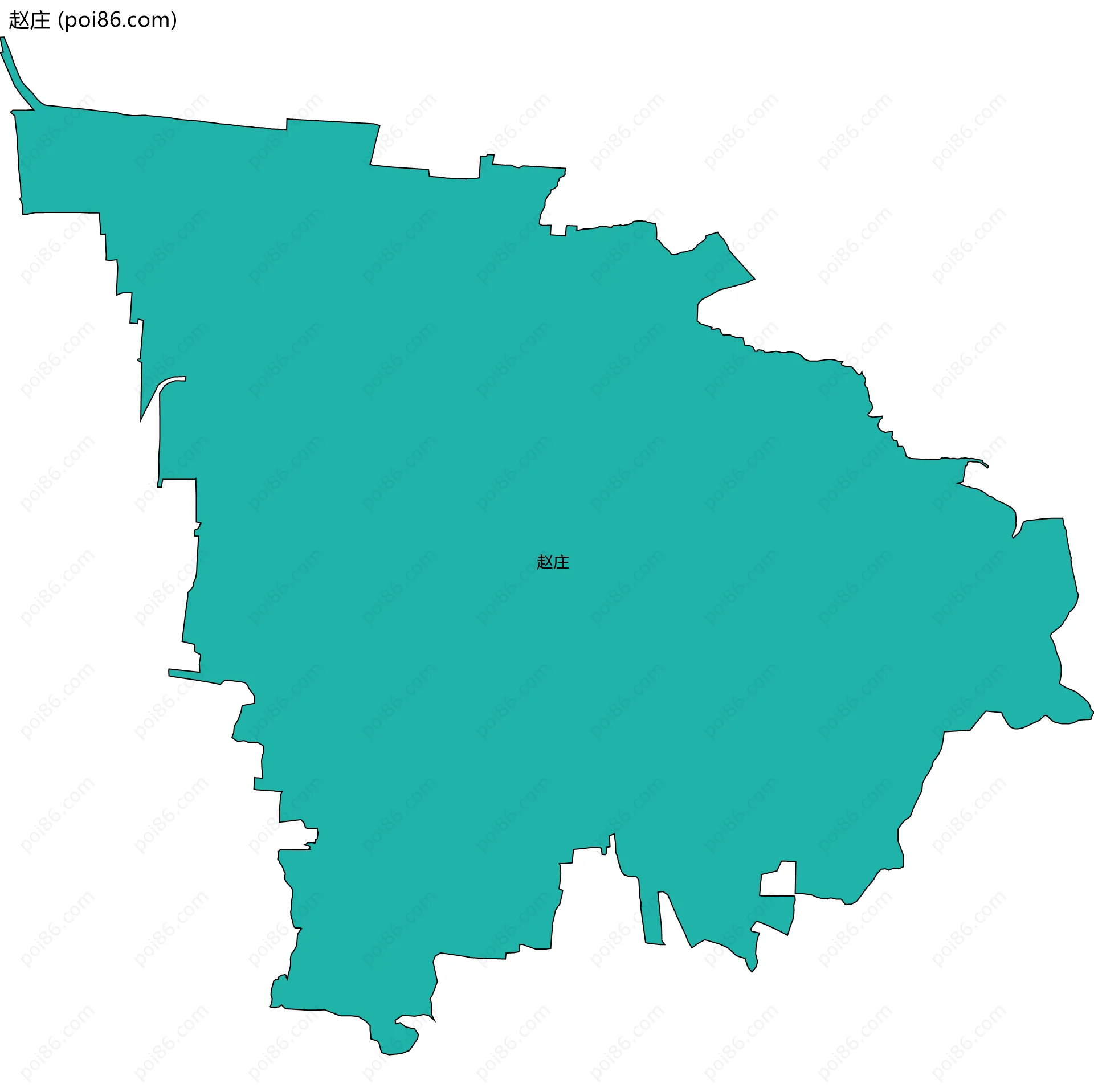 赵庄边界地图