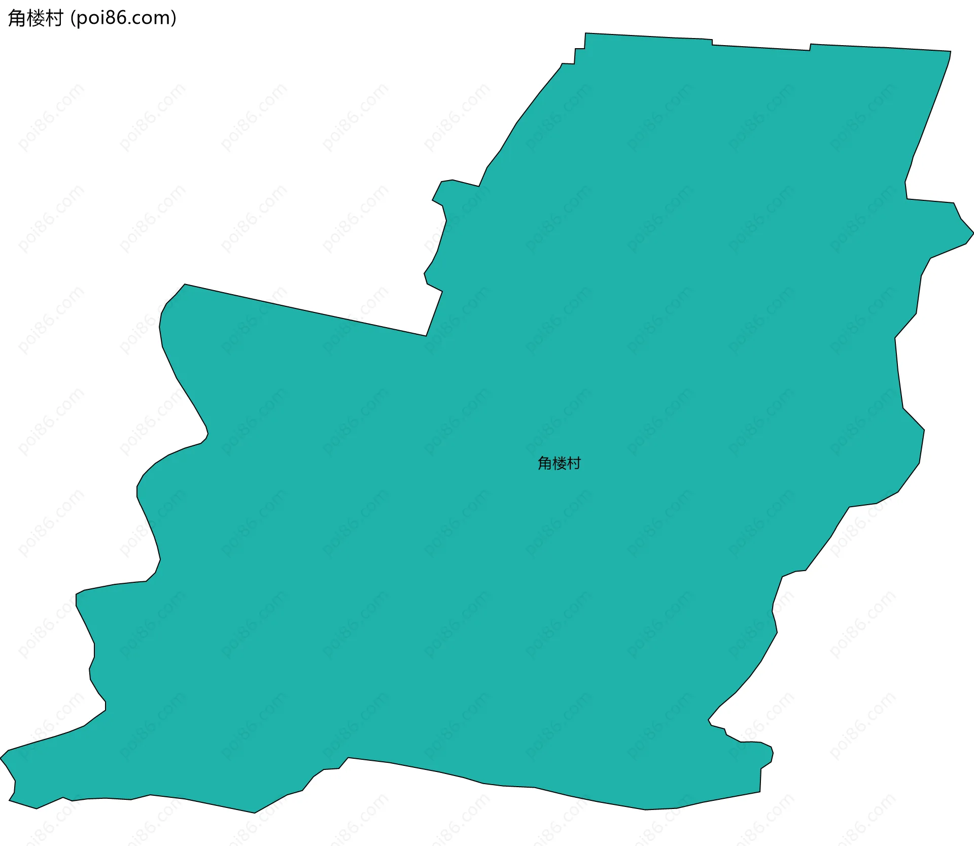 角楼村边界地图