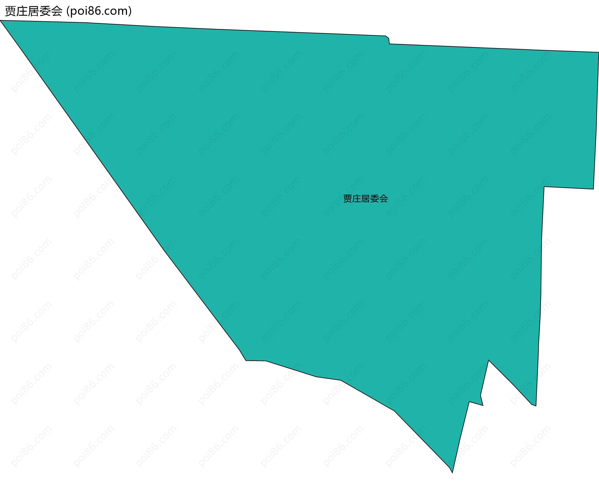 贾庄居委会边界地图