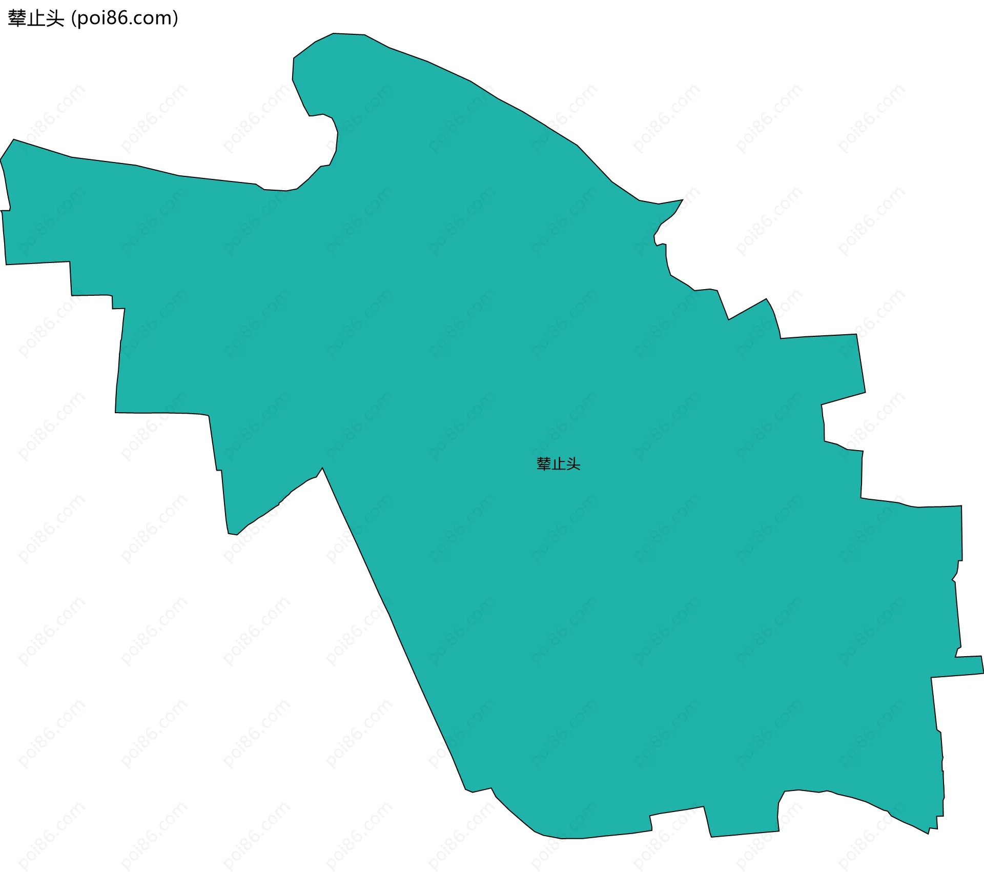 辇止头边界地图