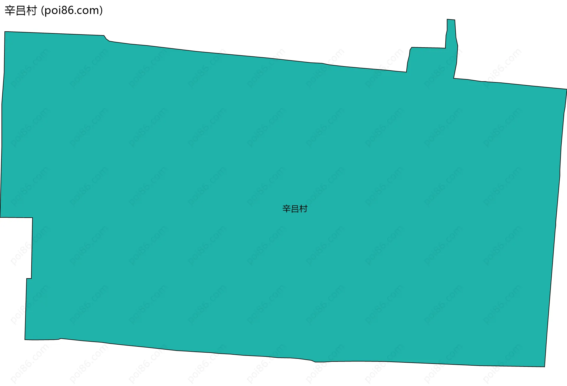 辛吕村边界地图