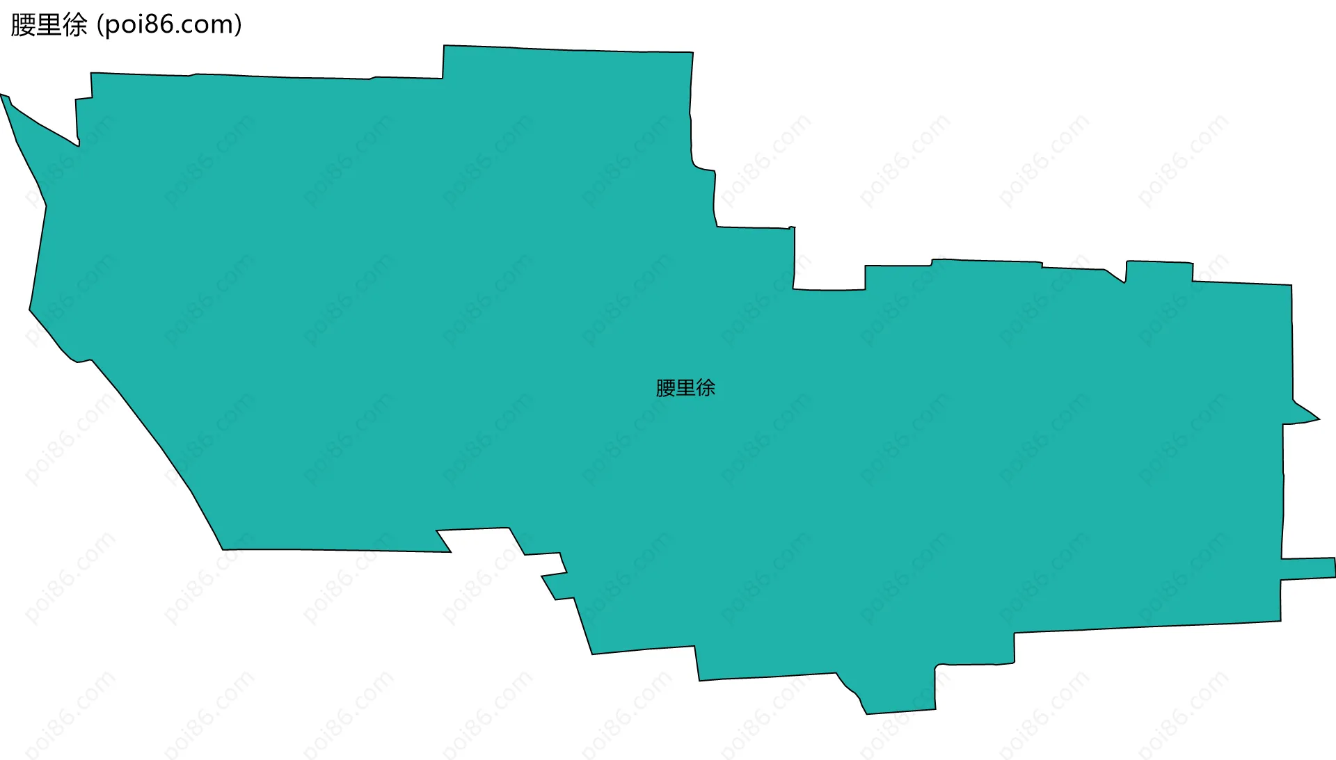 腰里徐边界地图