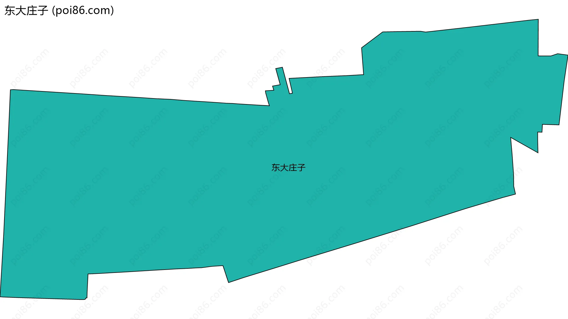 东大庄子边界地图