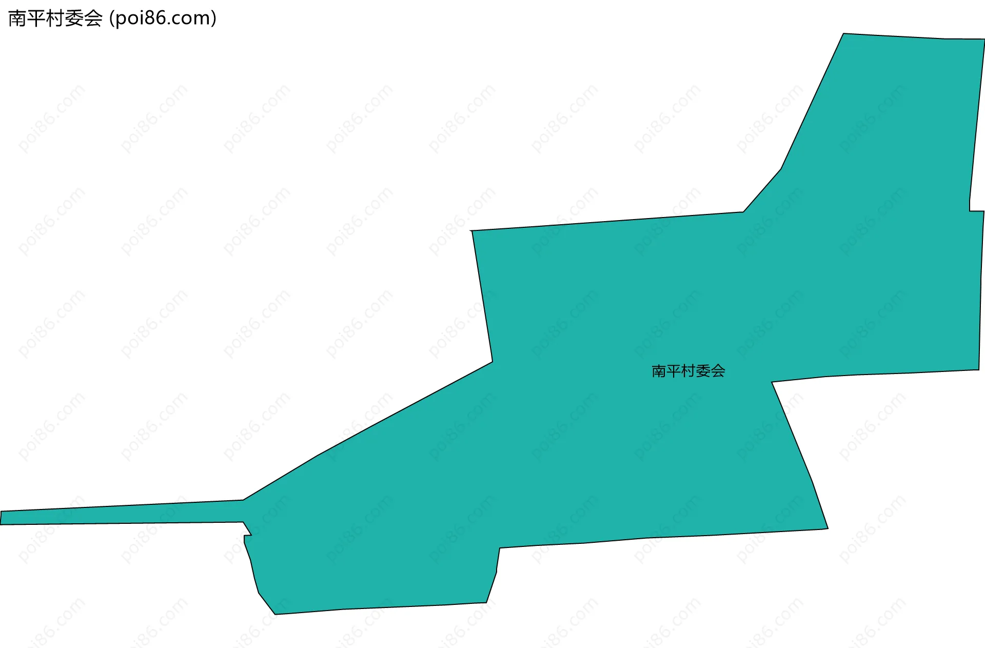 南平村委会边界地图