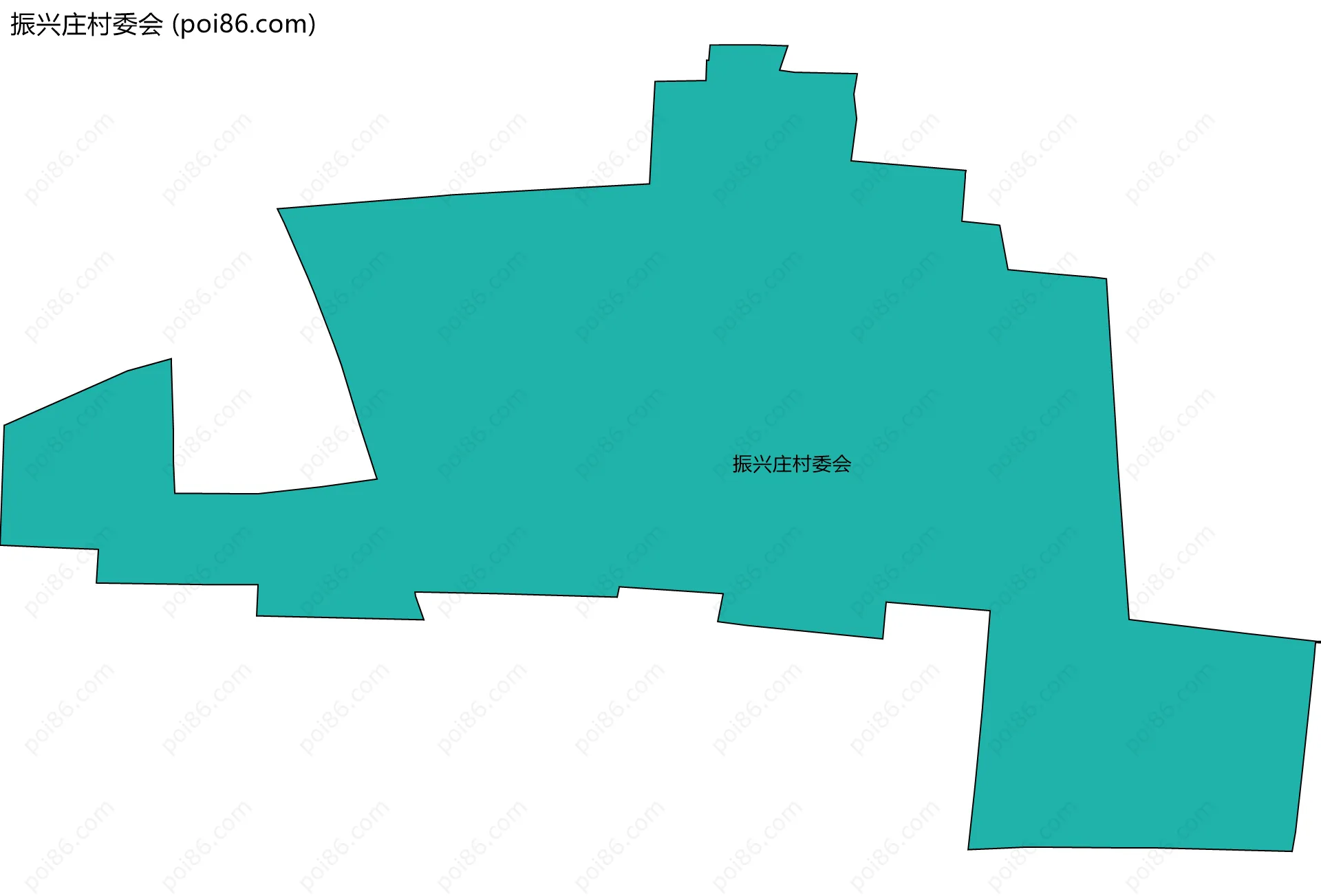振兴庄村委会边界地图