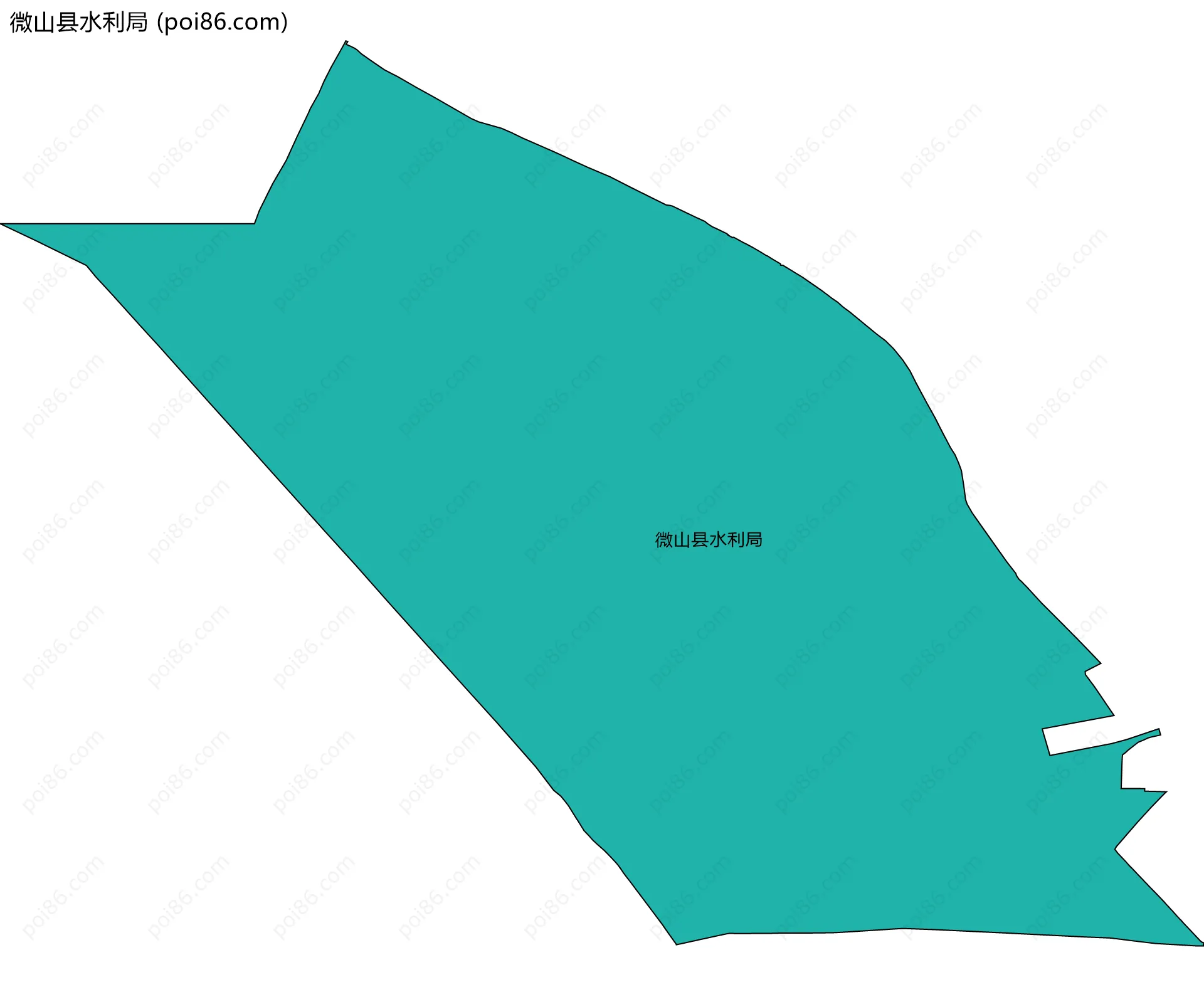 微山县水利局边界地图