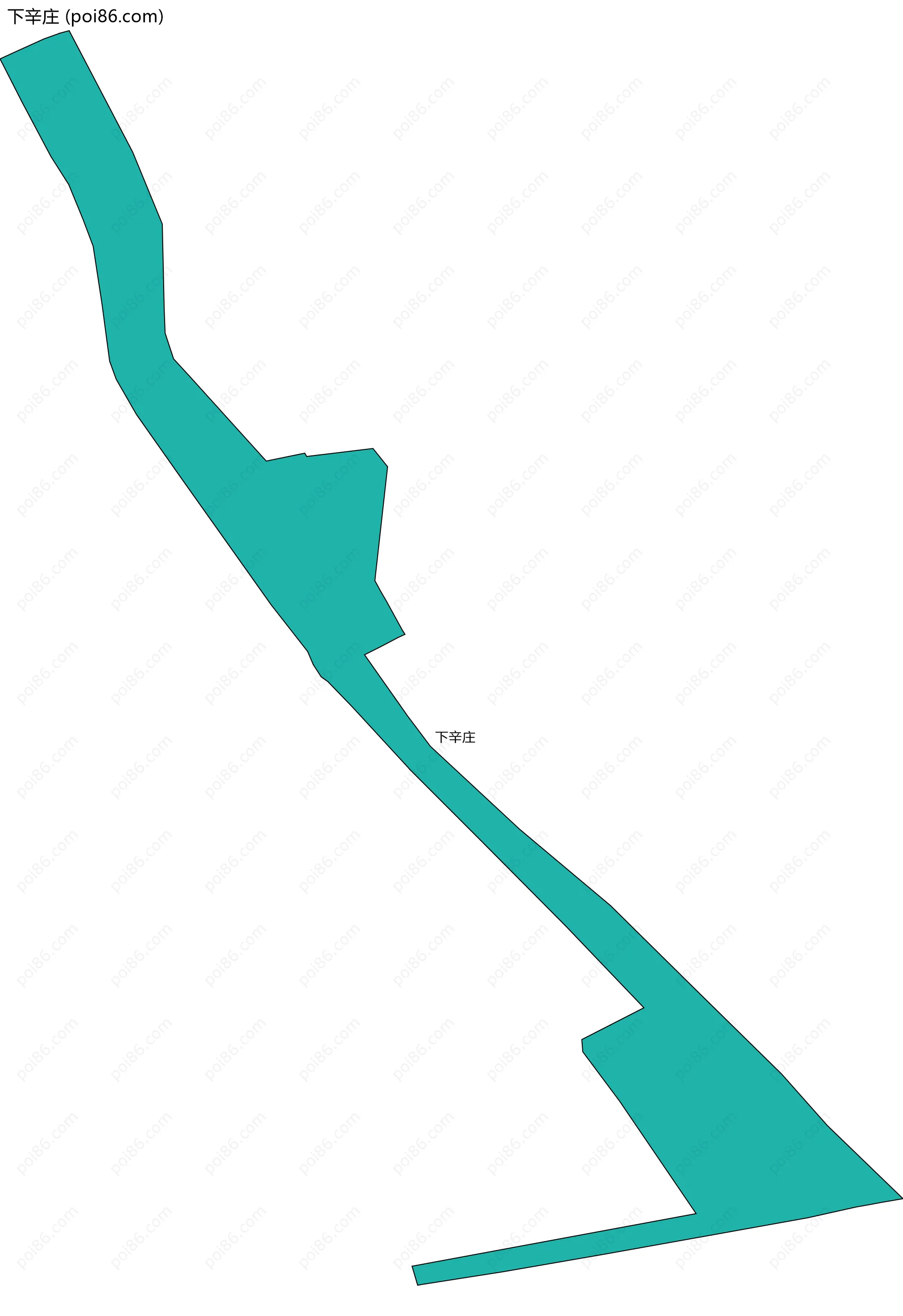 下辛庄边界地图