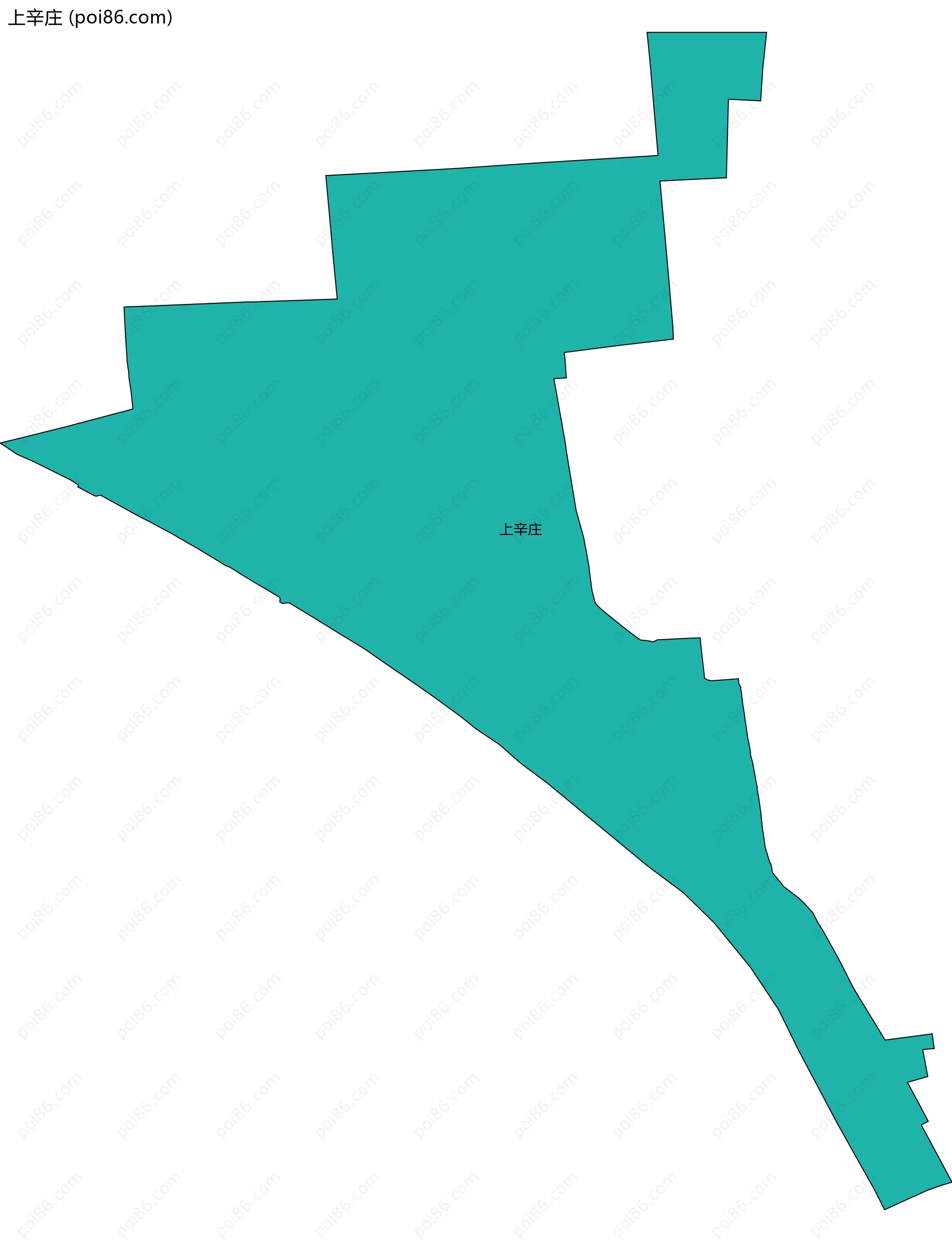 上辛庄边界地图