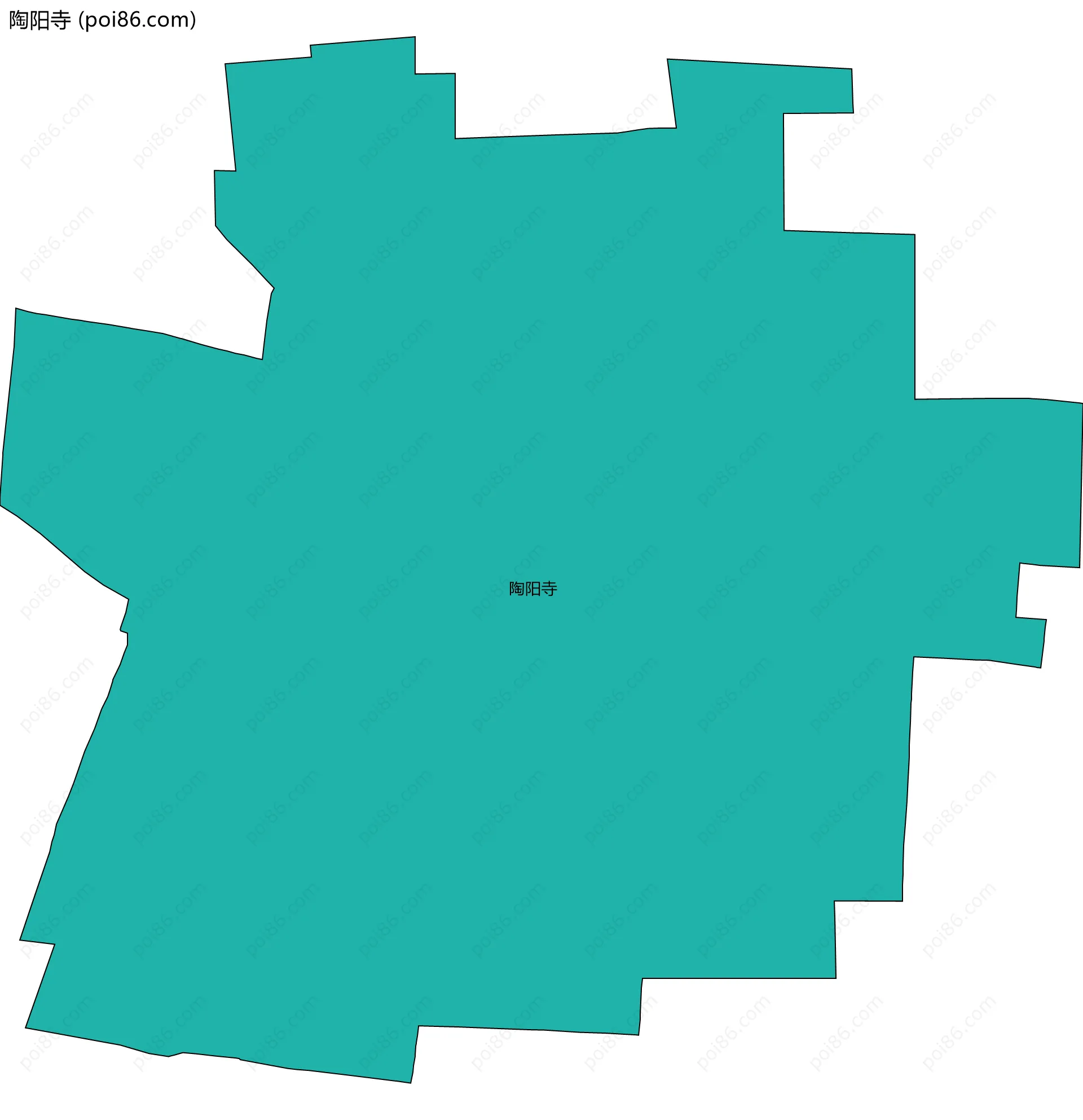 陶阳寺边界地图