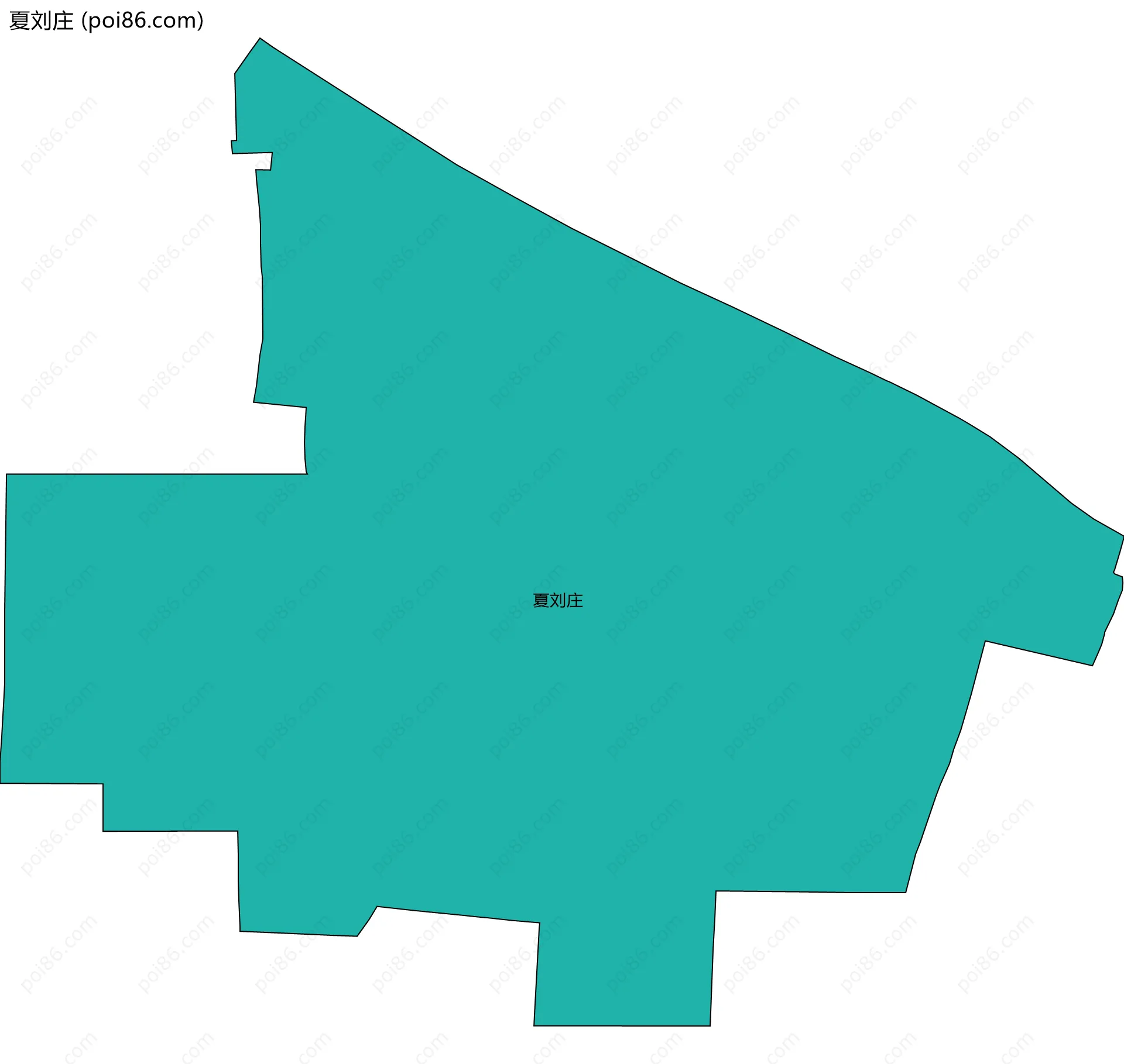 夏刘庄边界地图