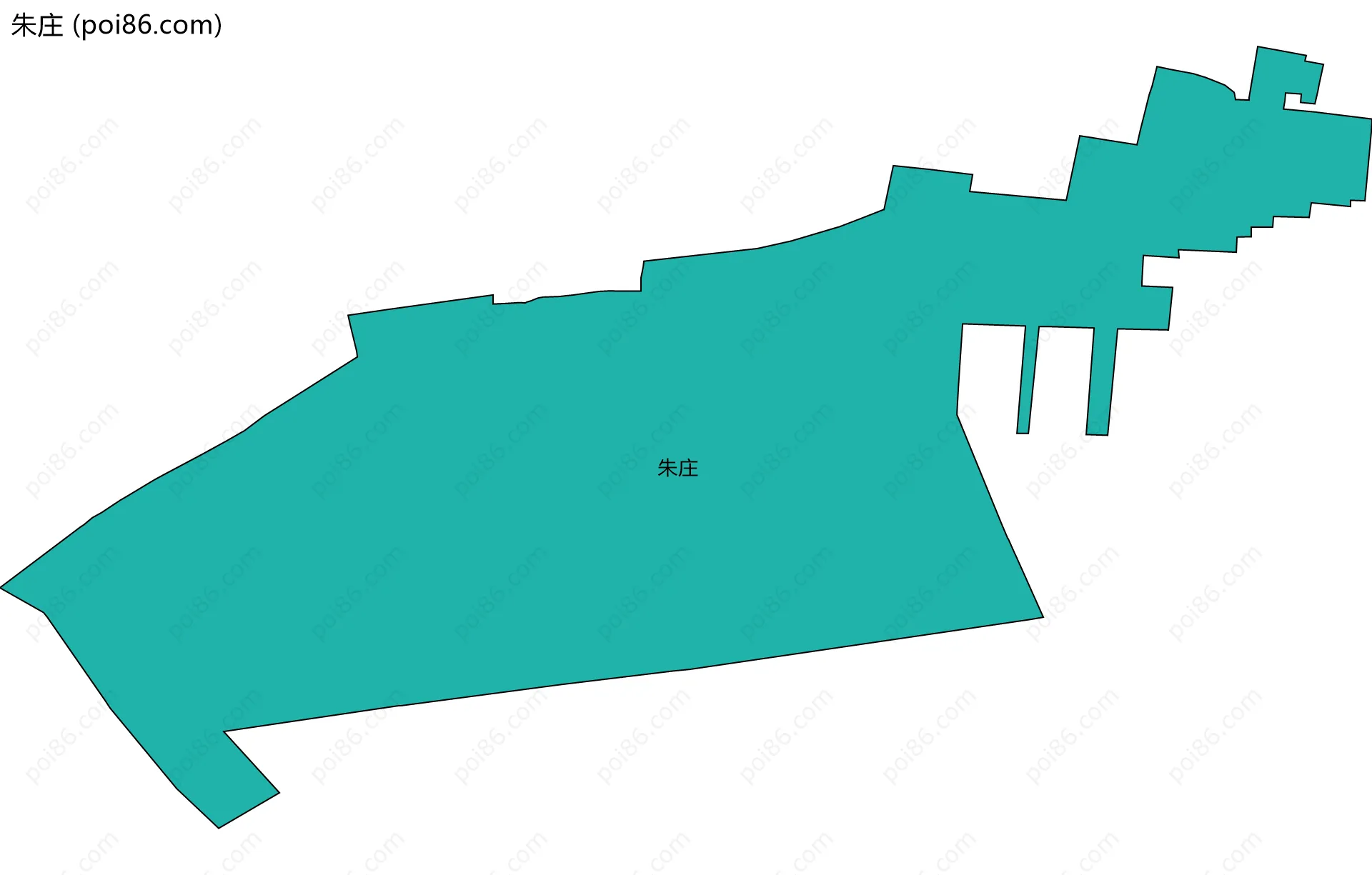 朱庄边界地图