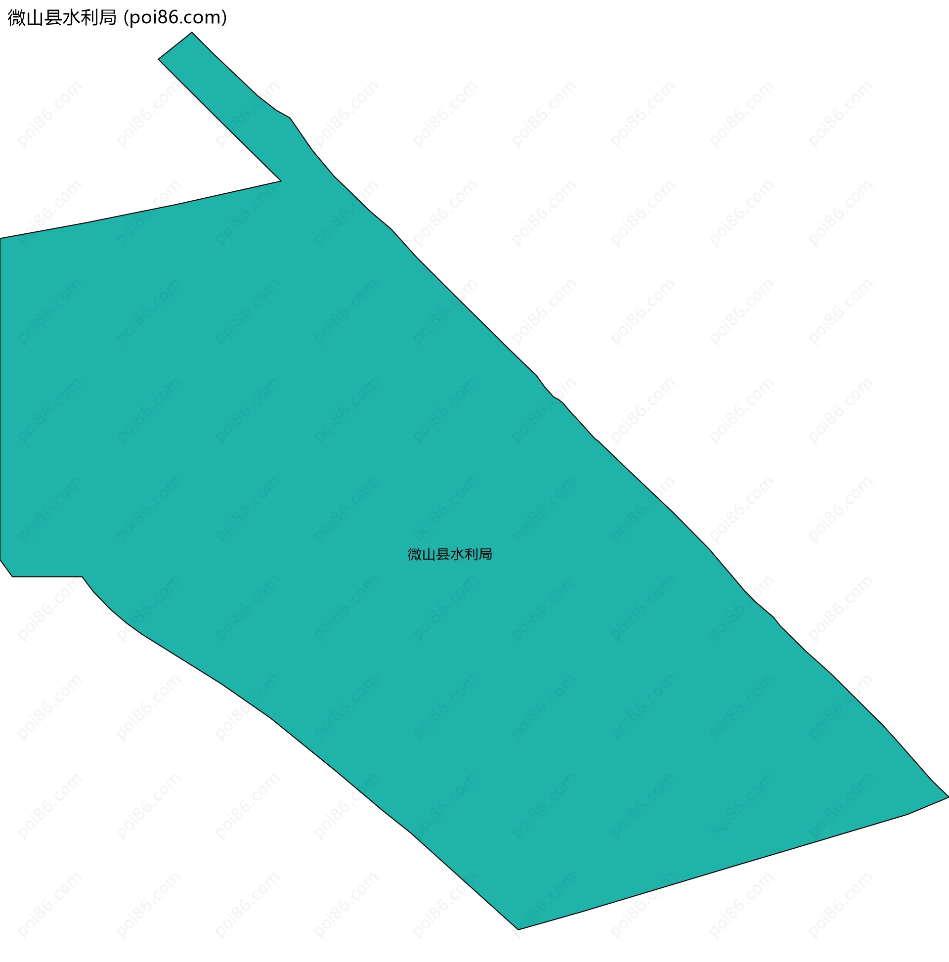 微山县水利局边界地图