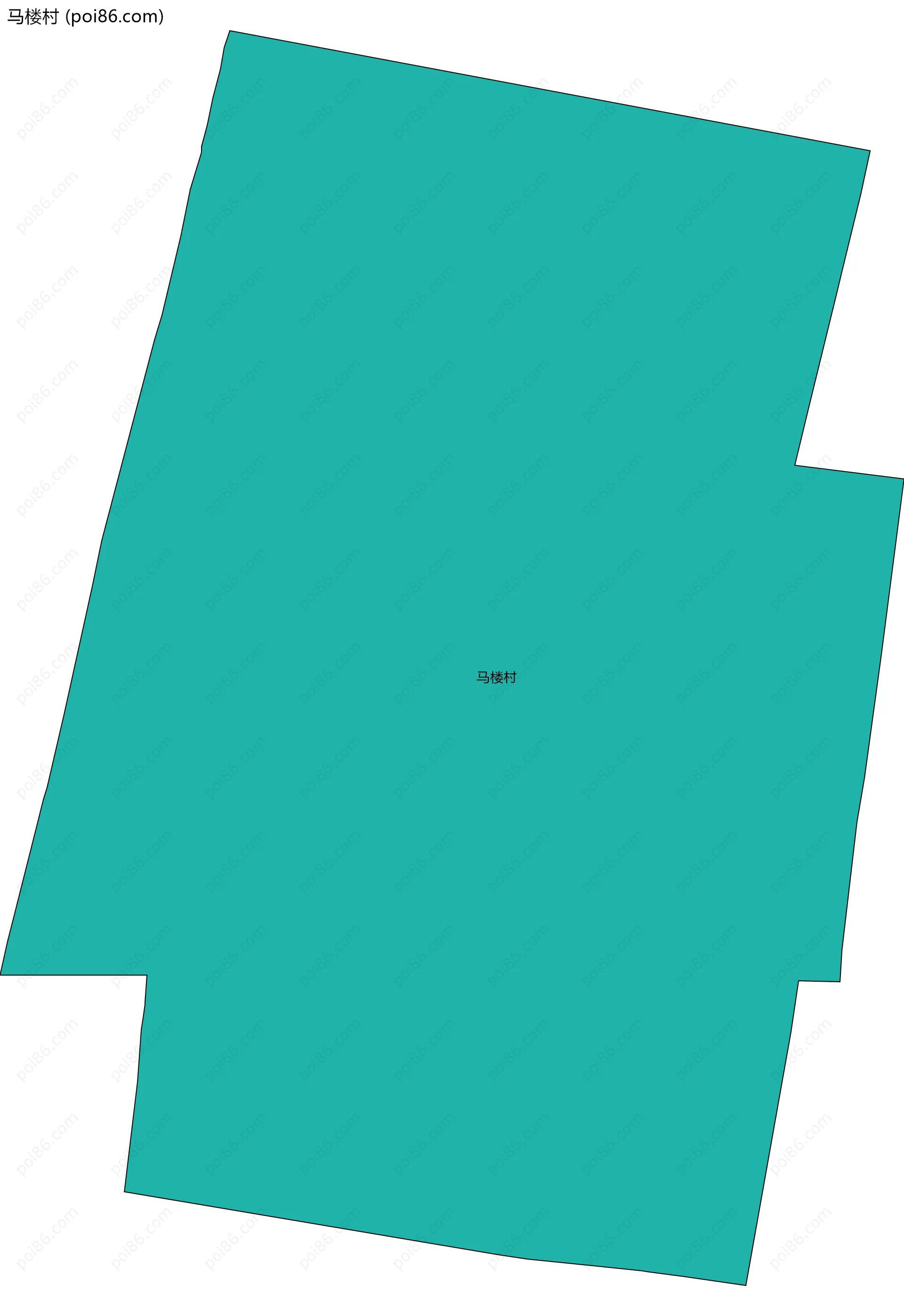 马楼村边界地图