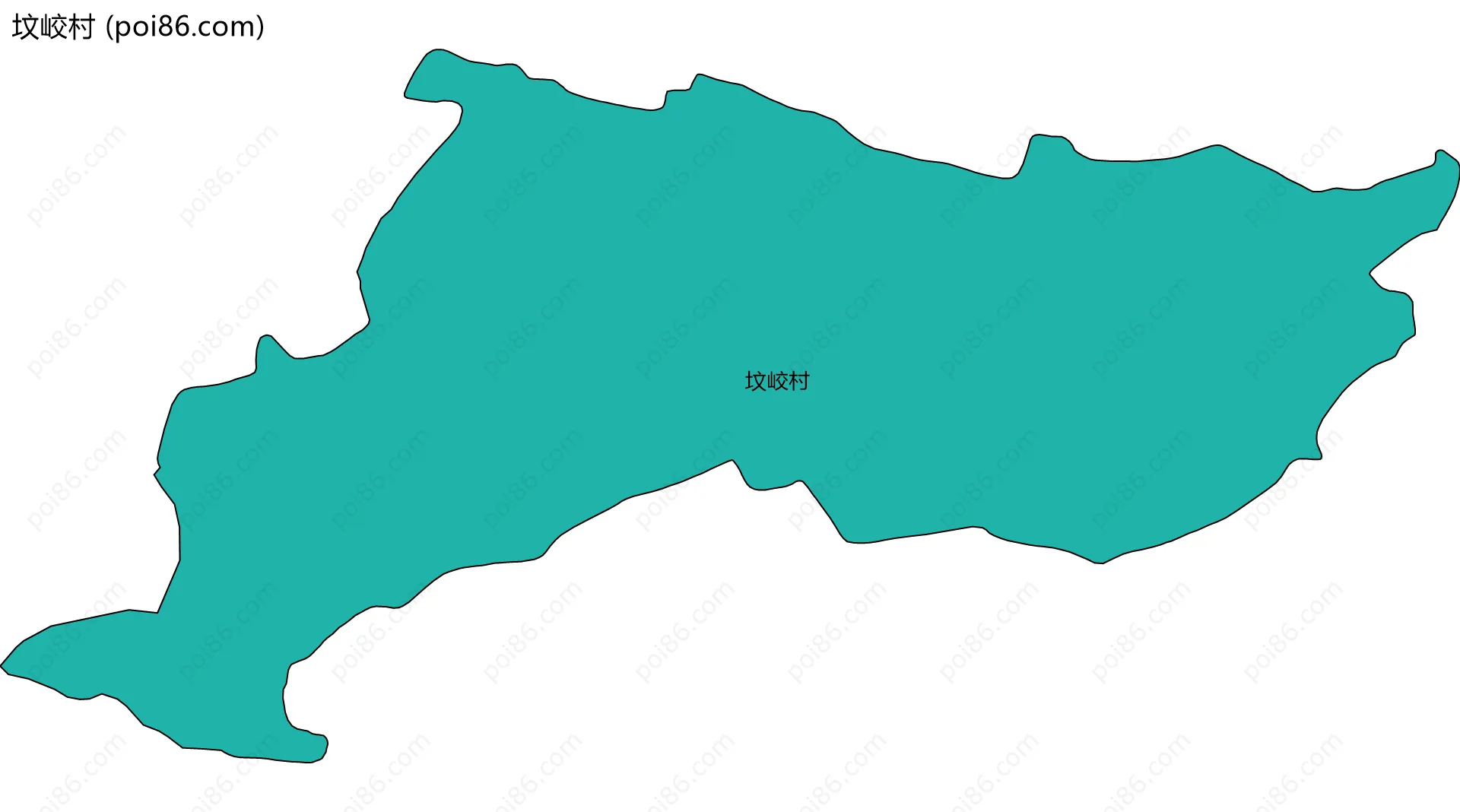 坟峧村边界地图