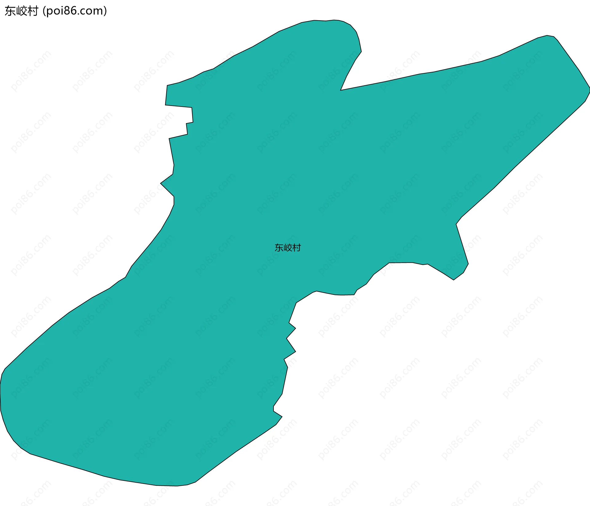 东峧村边界地图