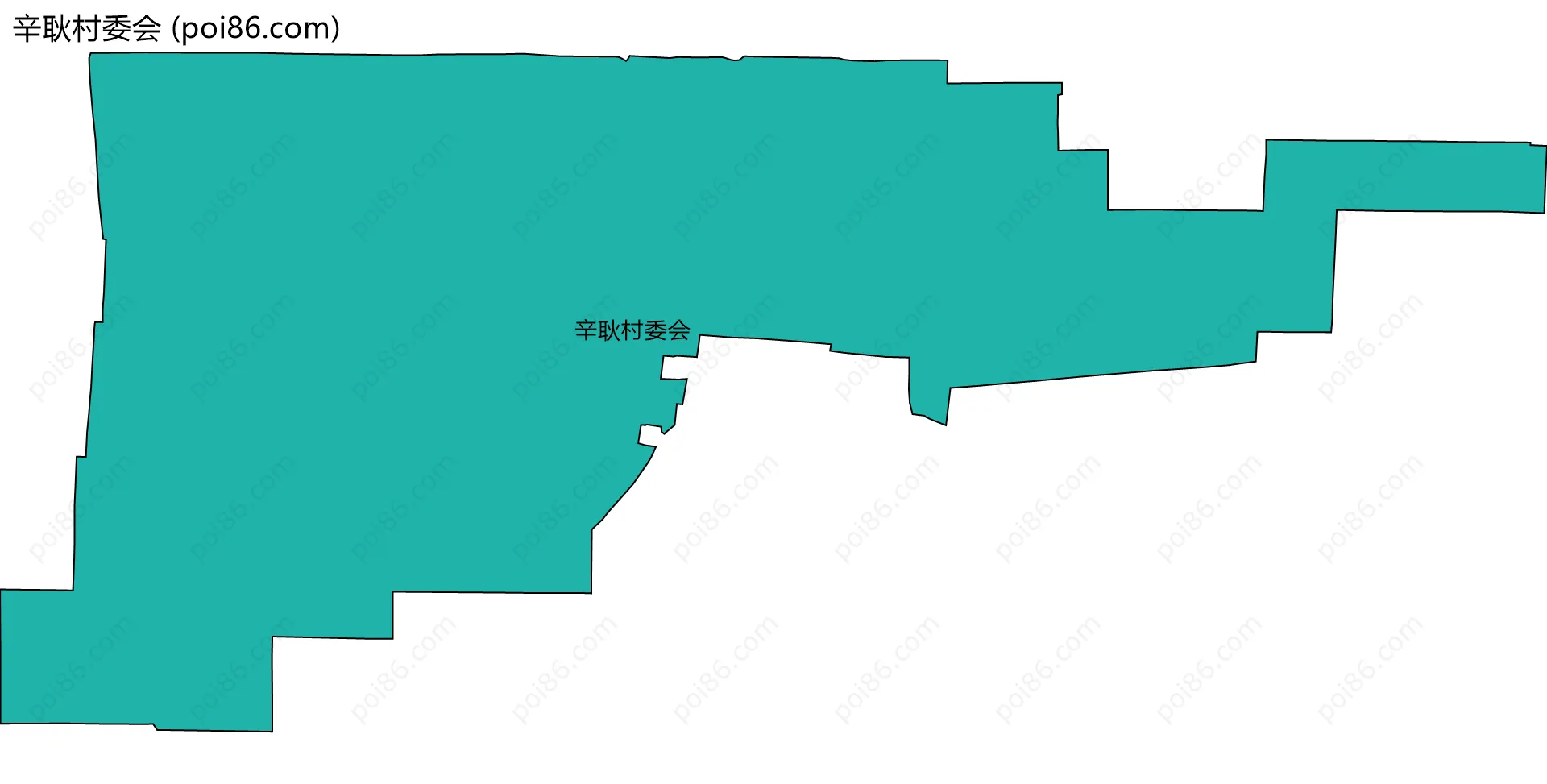 辛耿村委会边界地图