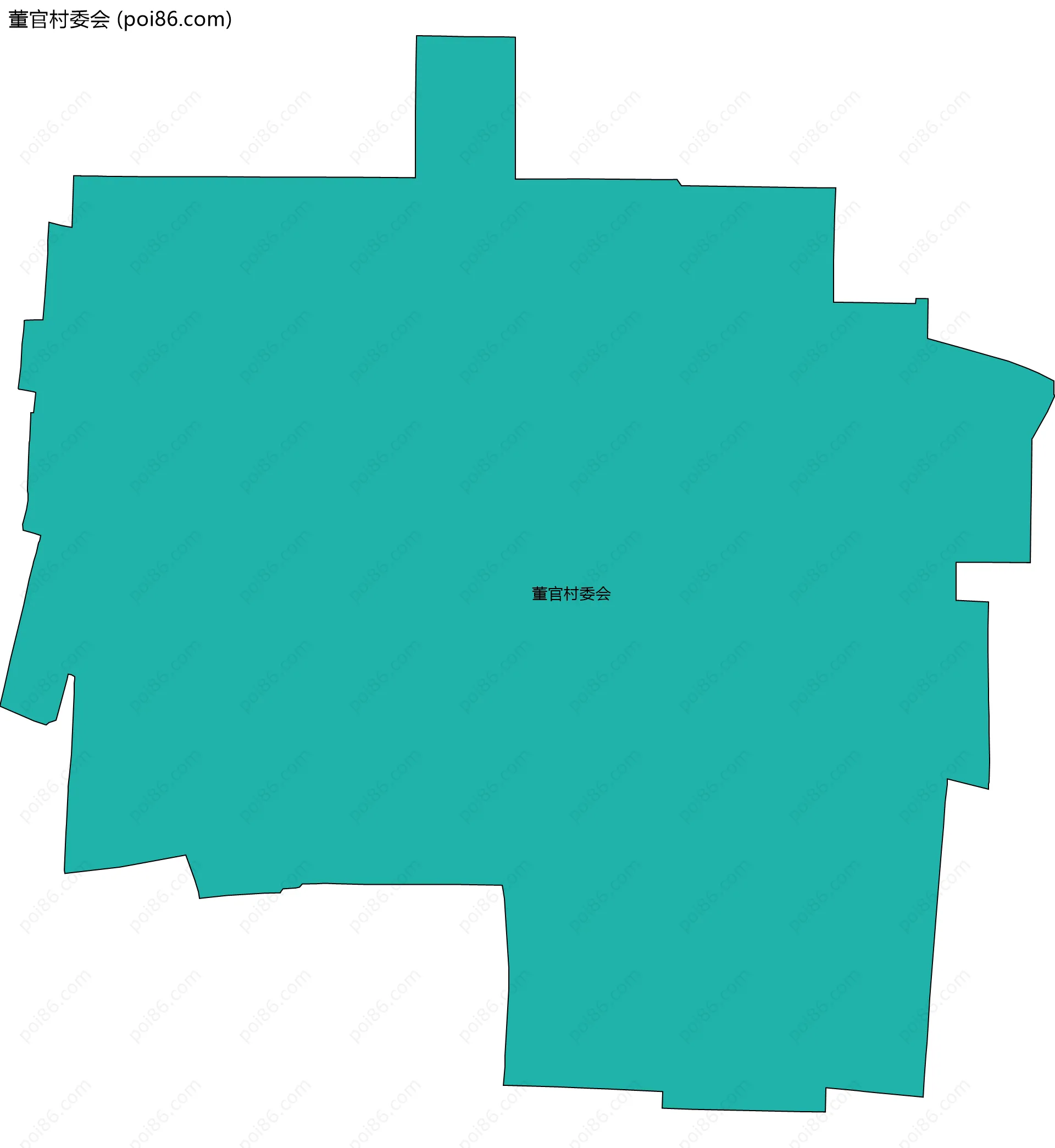 董官村委会边界地图