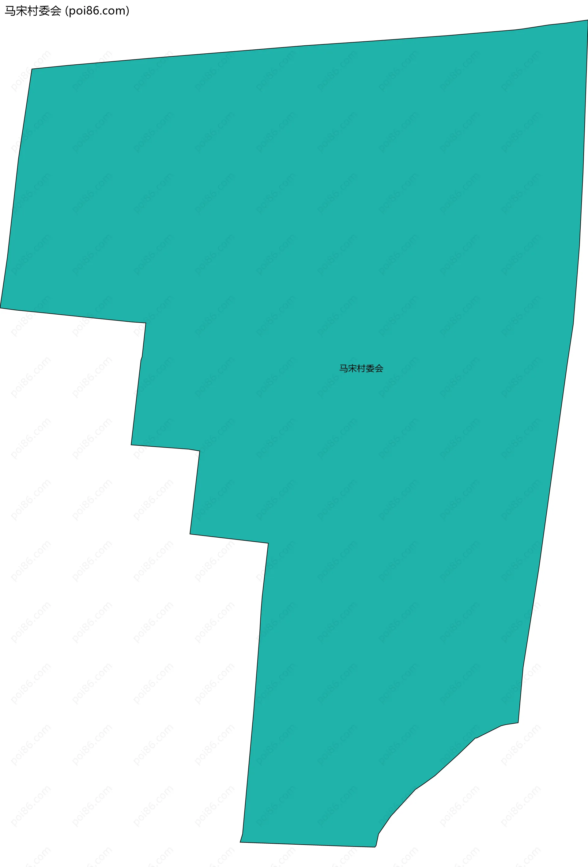 马宋村委会边界地图