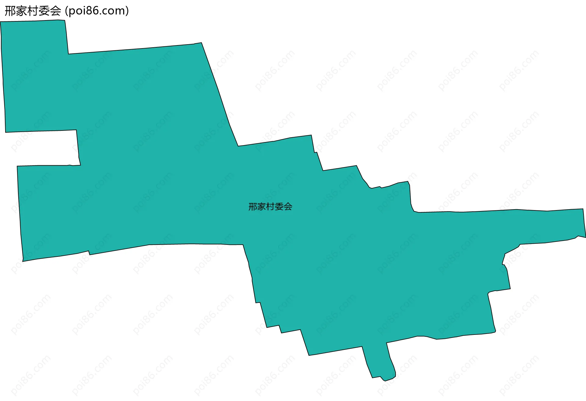 邢家村委会边界地图
