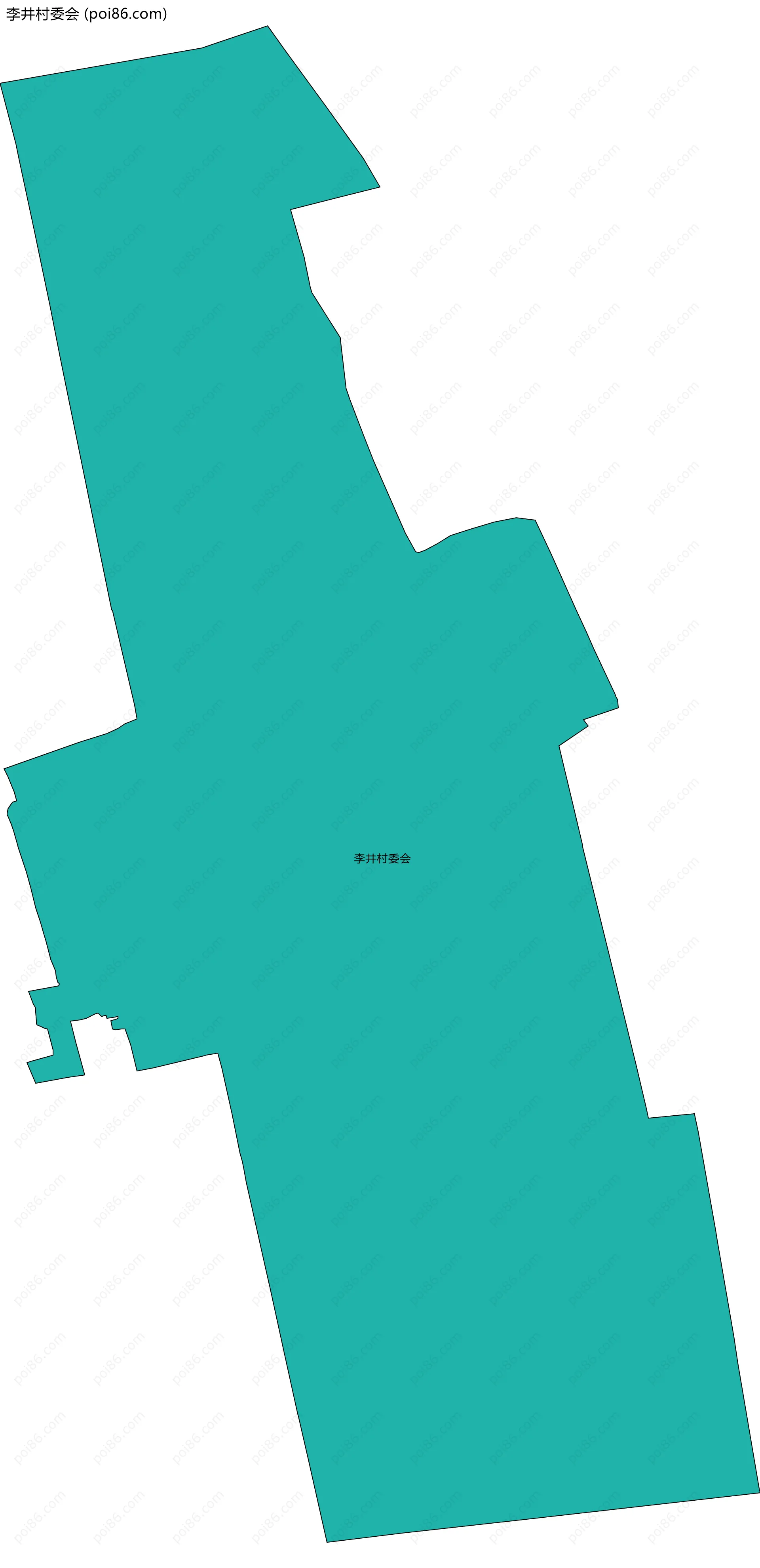 李井村委会边界地图