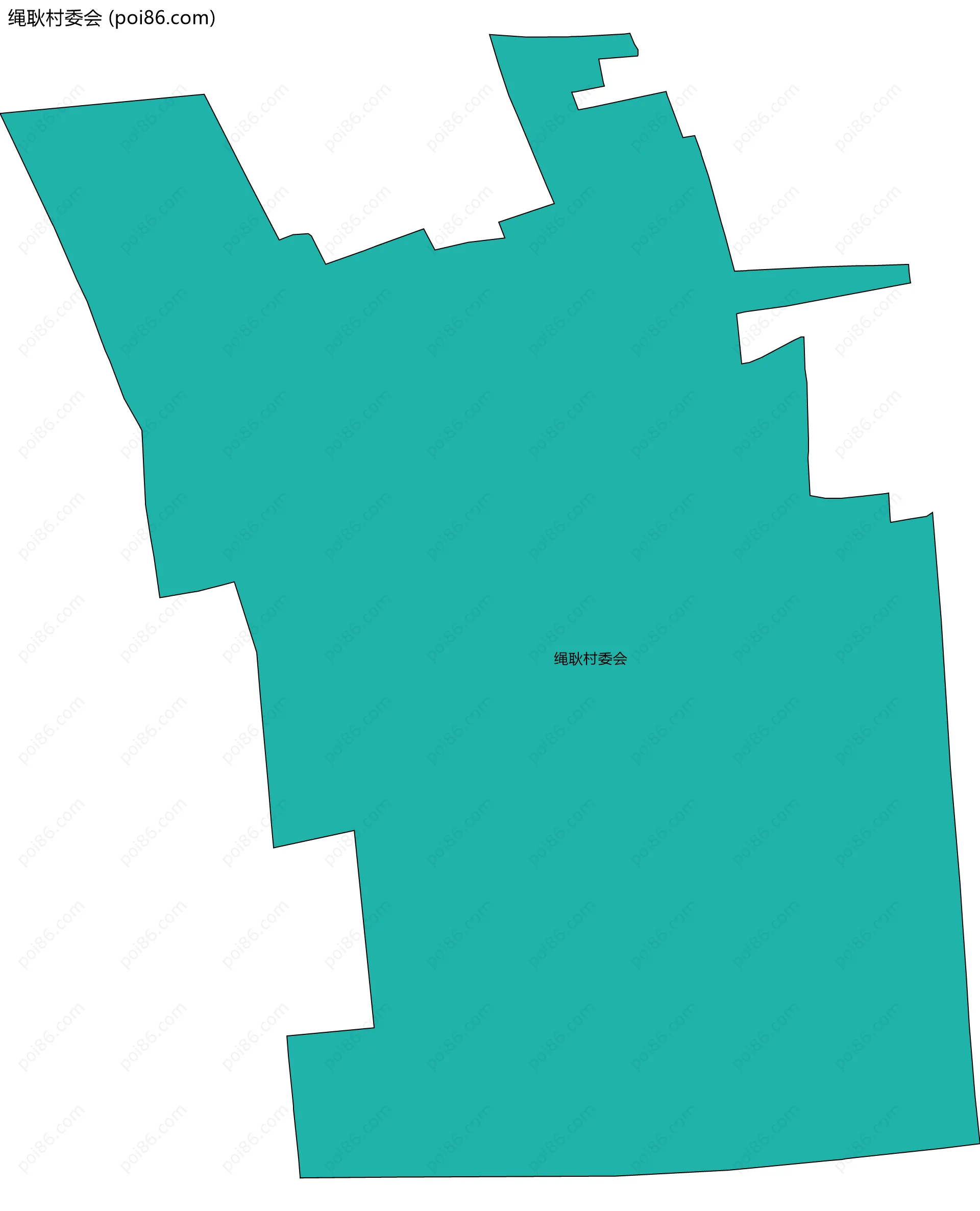 绳耿村委会边界地图