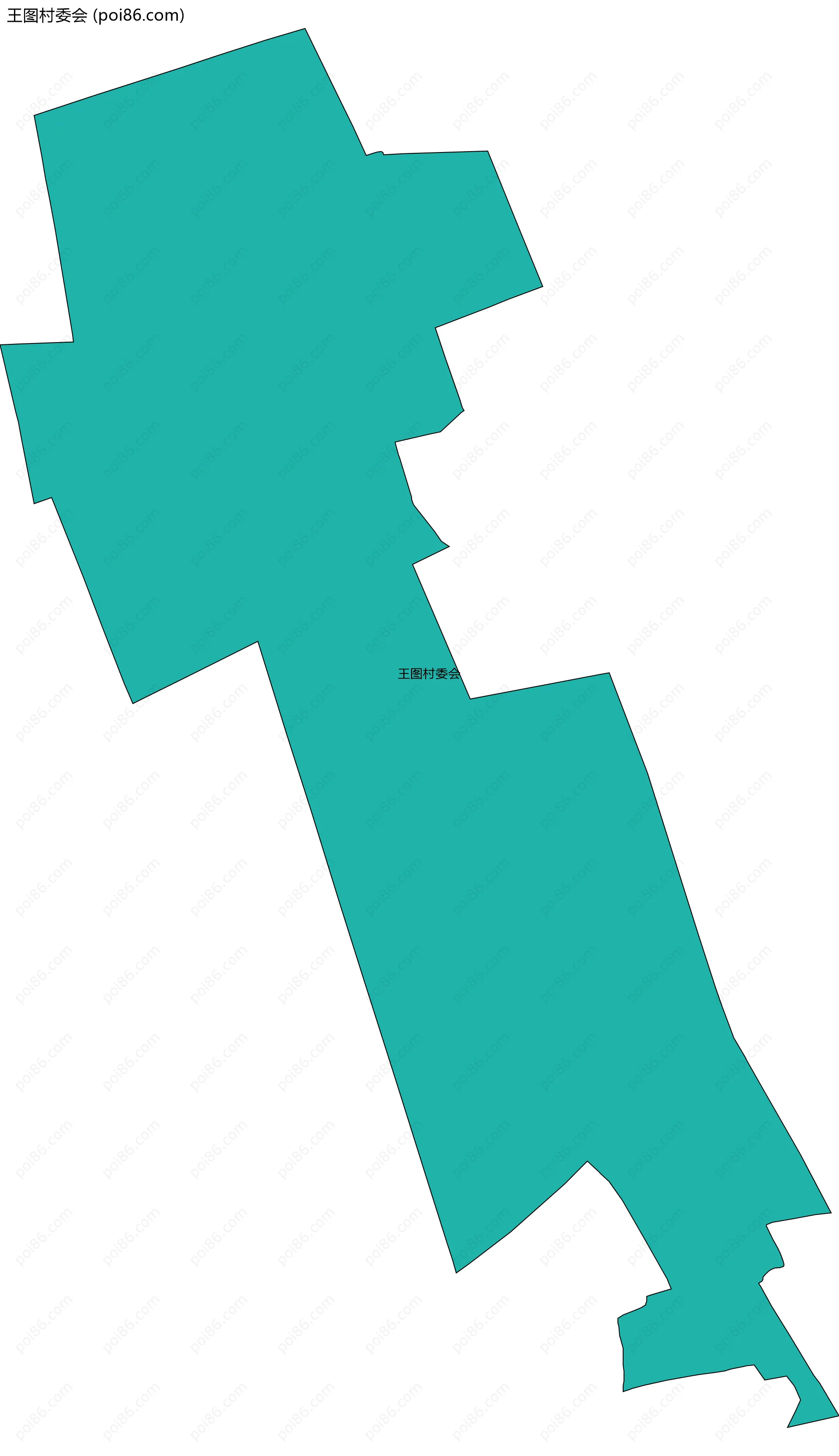 王图村委会边界地图