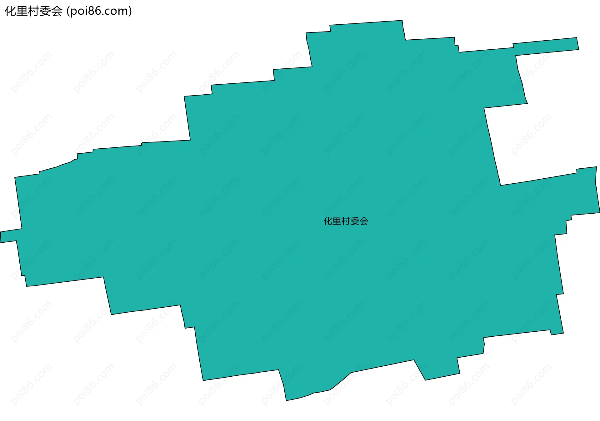 化里村委会边界地图