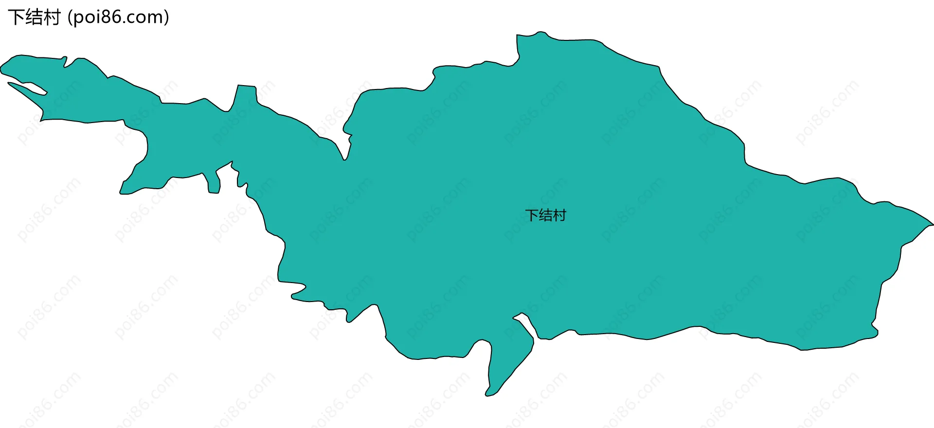 下结村边界地图