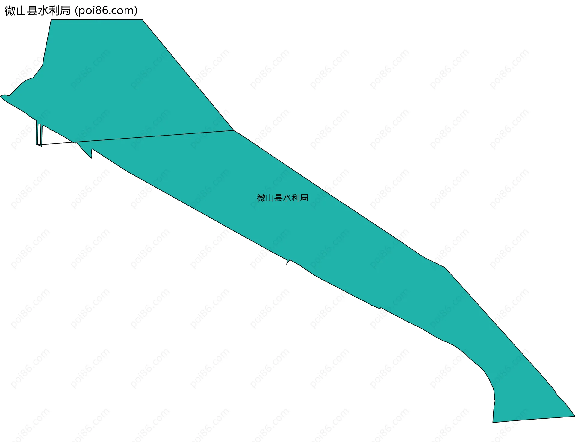 微山县水利局边界地图