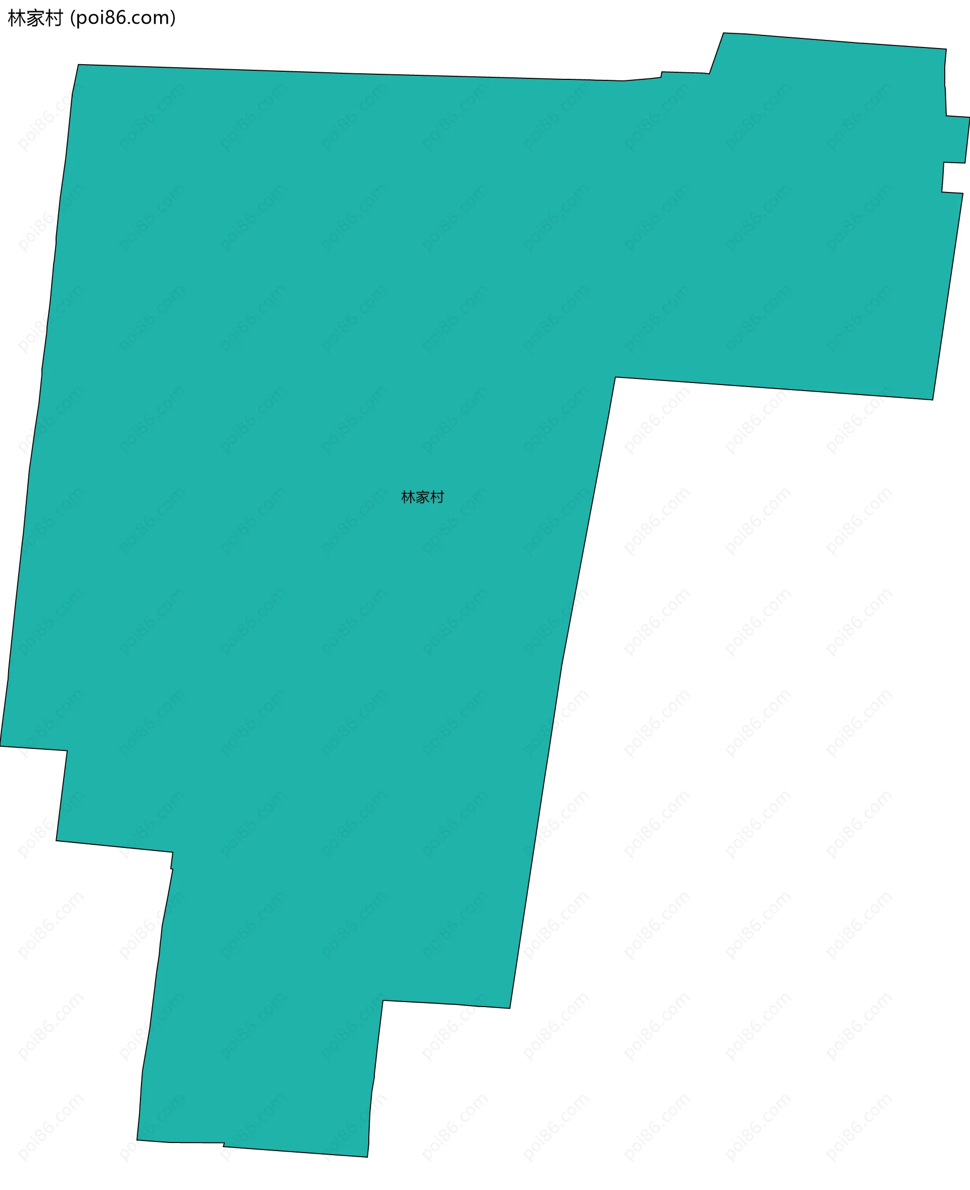 林家村边界地图