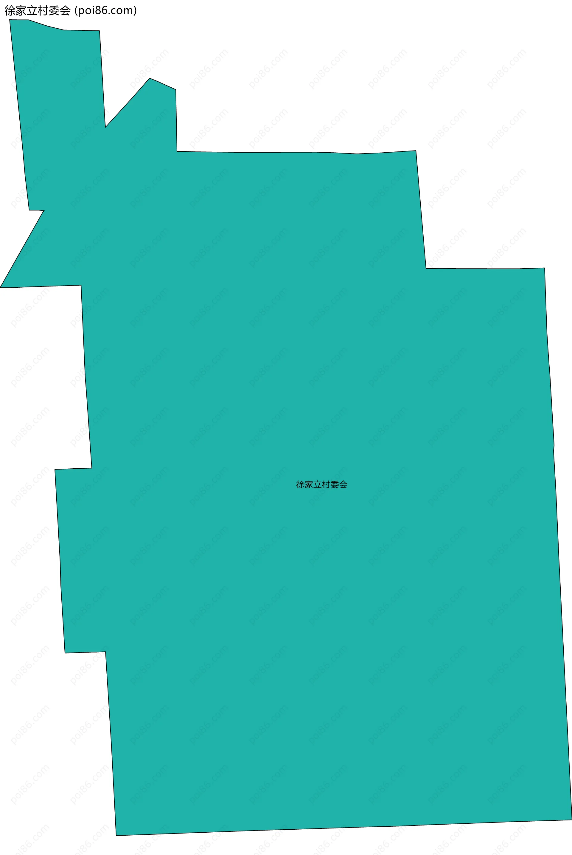 徐家立村委会边界地图