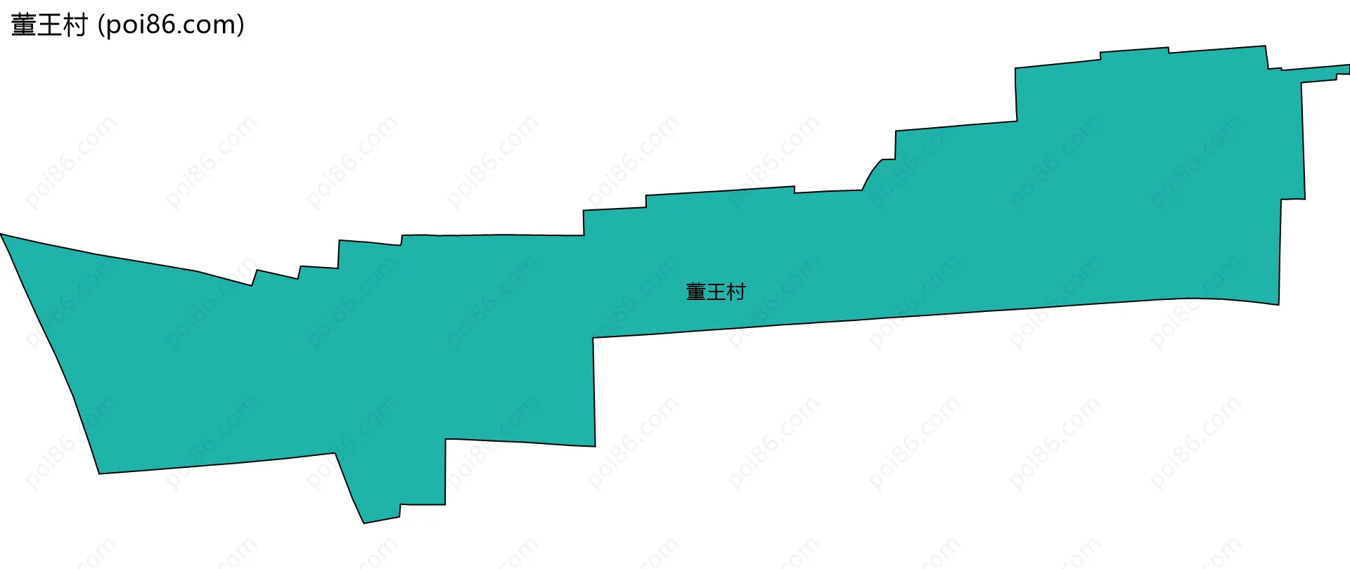 董王村边界地图