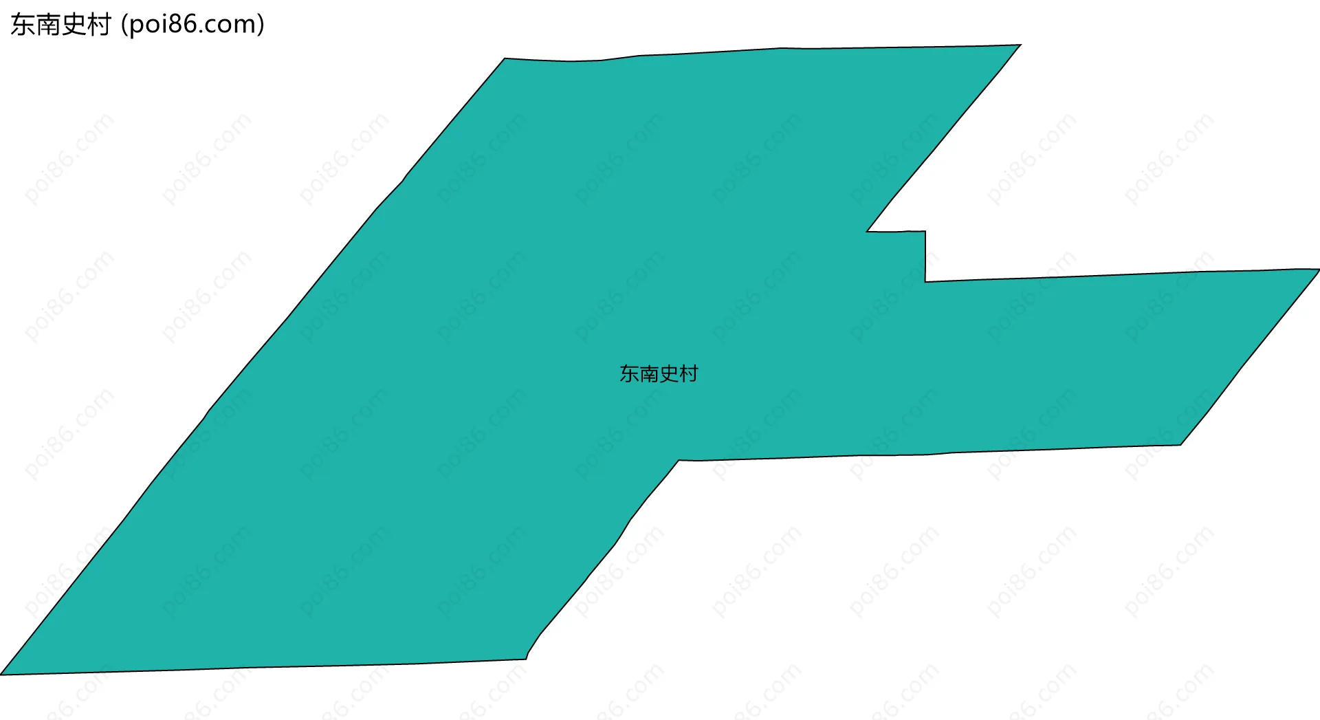 东南史村边界地图