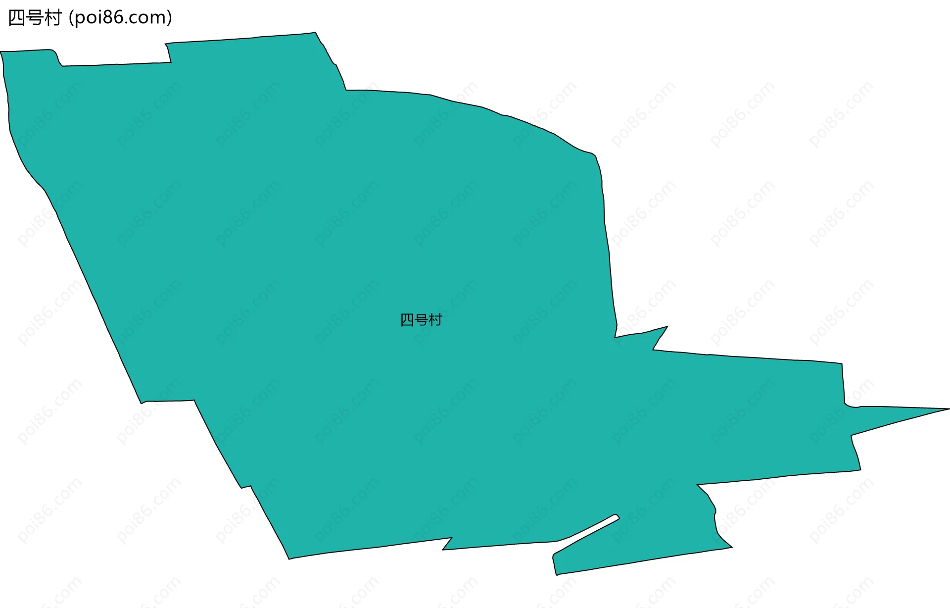 四号村边界地图