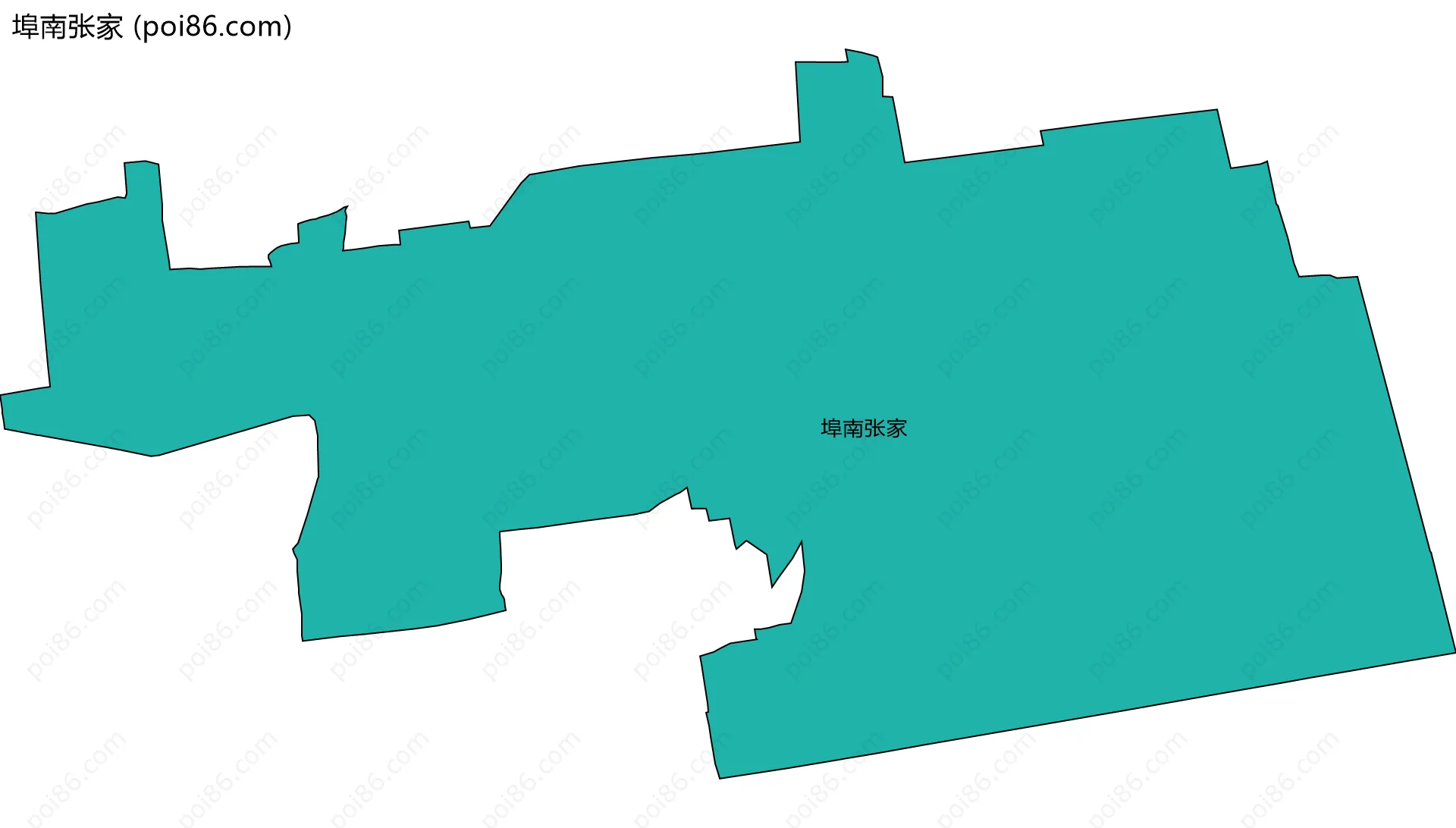 埠南张家边界地图